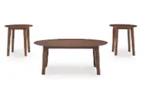 Gordonay Brown Tables, Set of 3