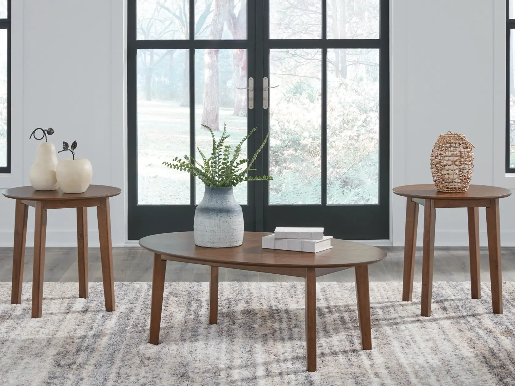 Gordonay Brown Tables, Set of 3-2
