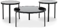 Dorylin Brown Table Set, Set of 3