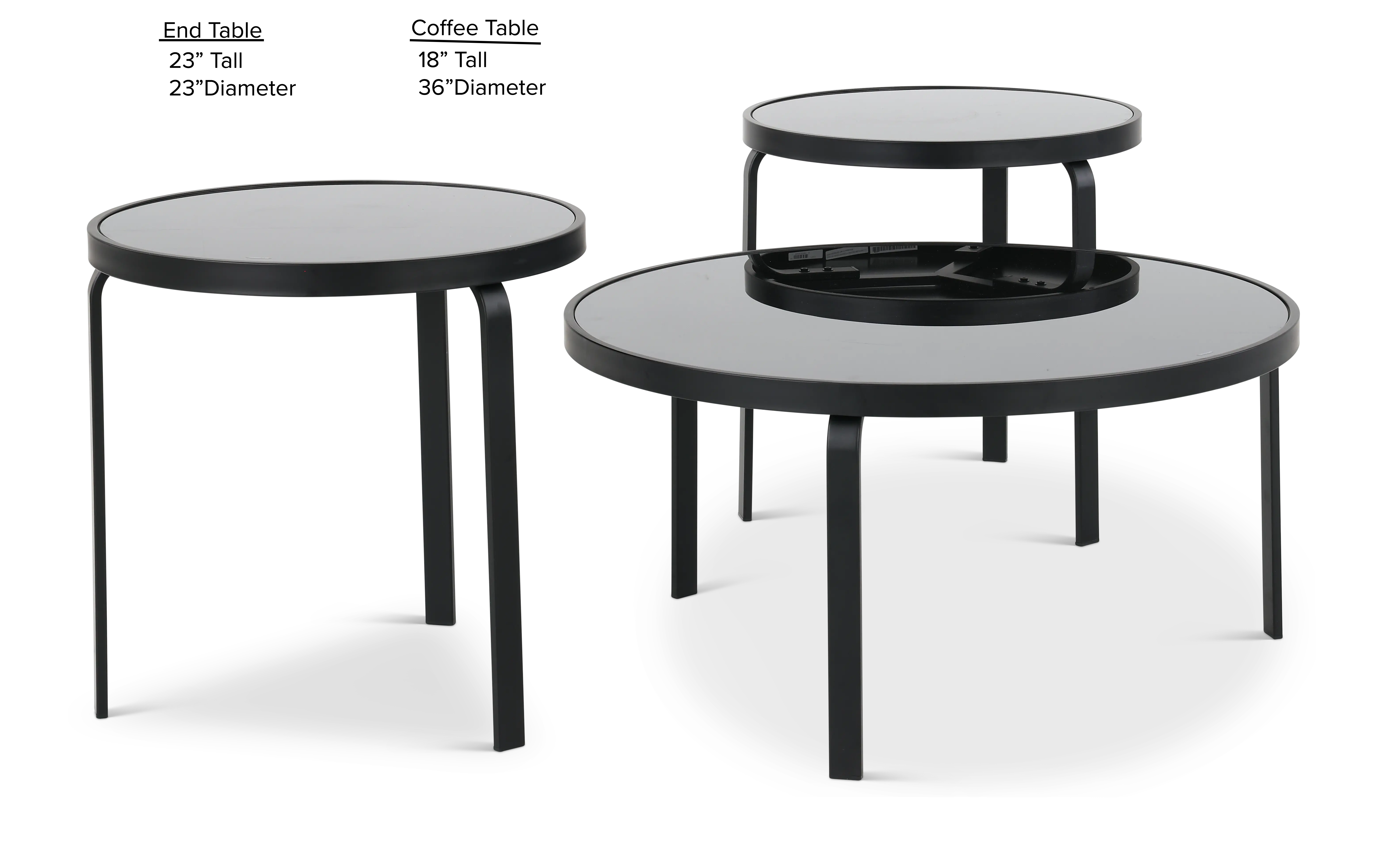 Dorylin Brown Table Set, Set of 3-3