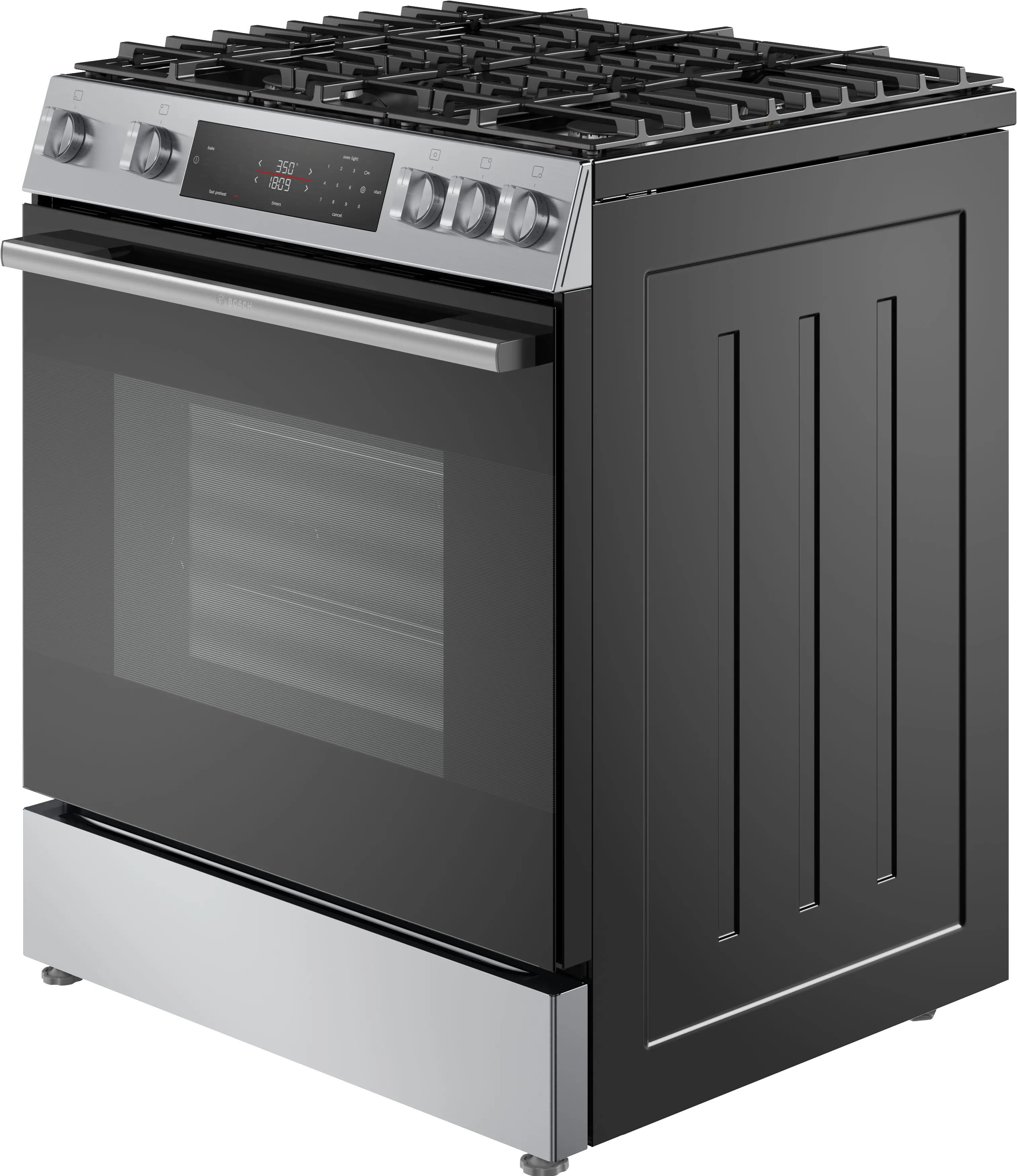 HGF1050MUC Bosch 100 Series 30  Gas Slide In Range - Stainless Steel-13