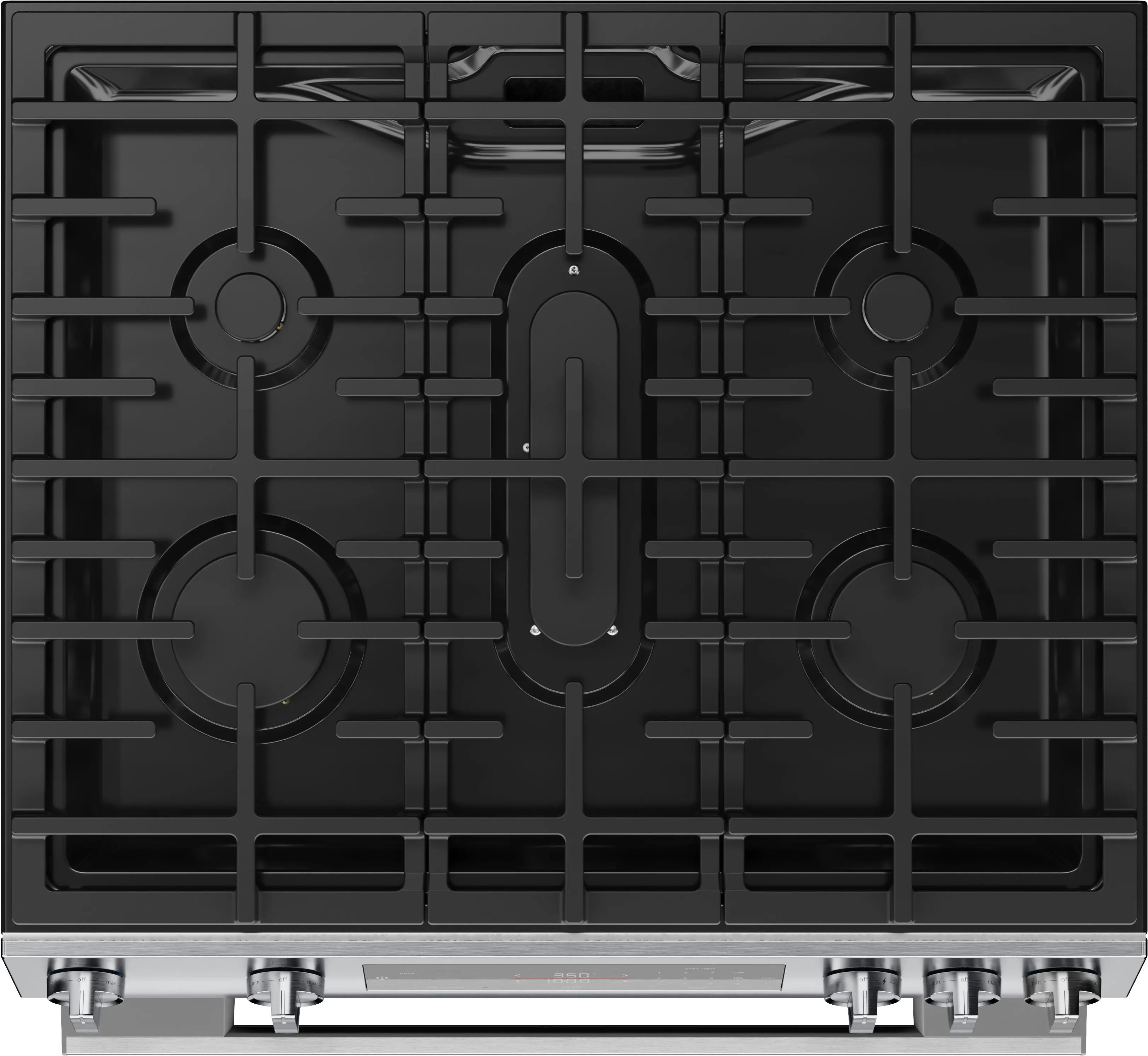 HGF1050MUC Bosch 100 Series 30  Gas Slide In Range - Stainless Steel-5