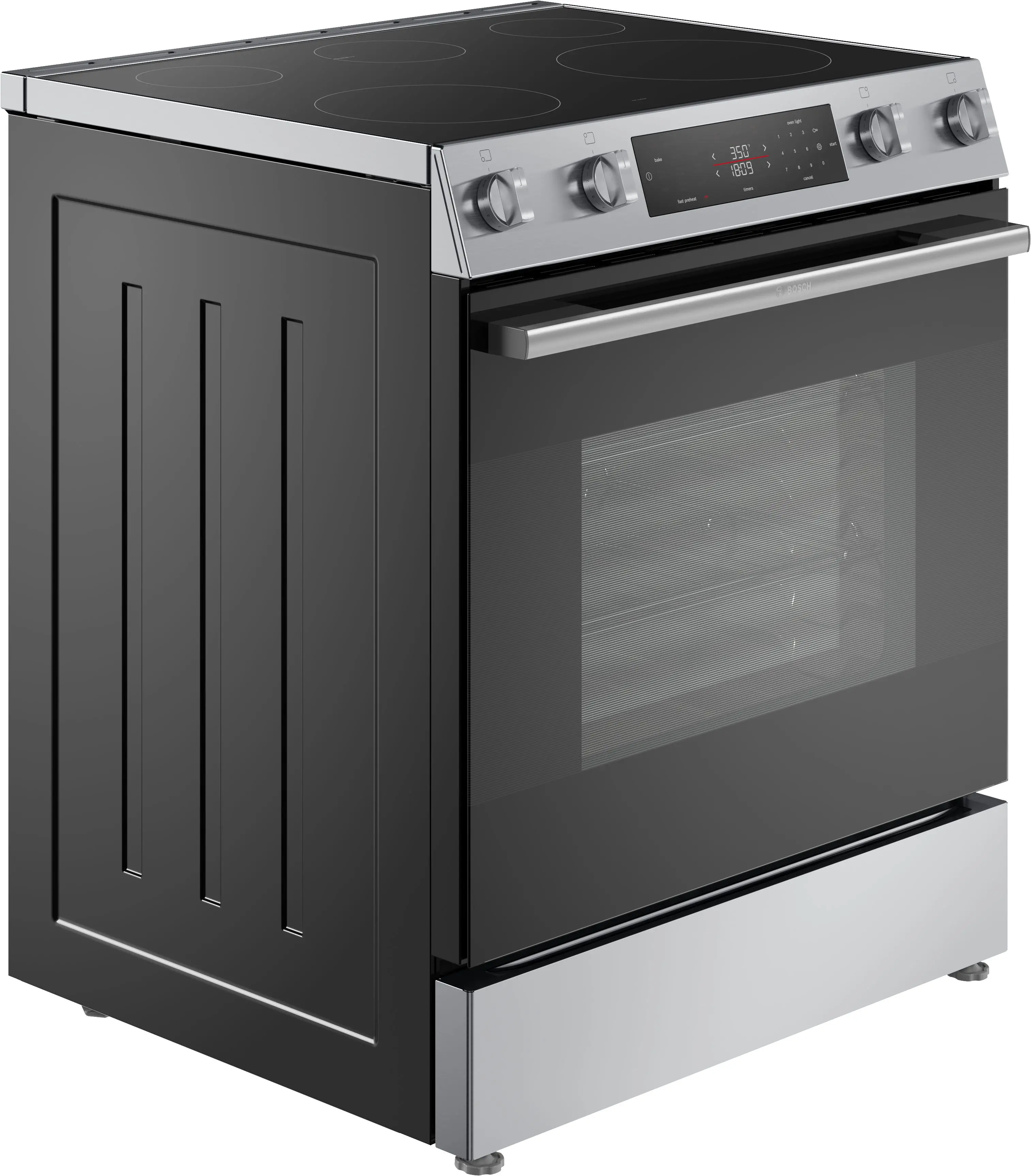 HEF1050MU Bosch 100 Series 30  Electric Slide In Range - Stainless Steel-10