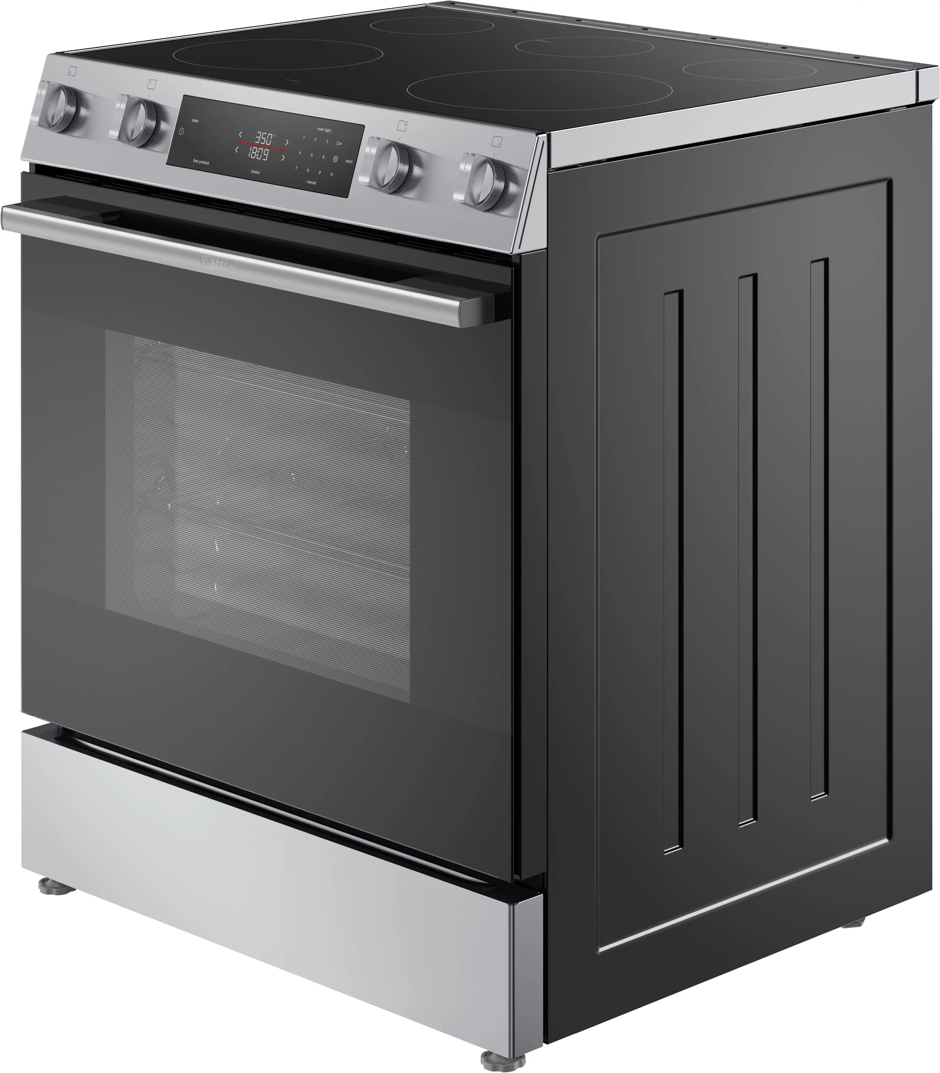 HEF1050MU Bosch 100 Series 30  Electric Slide In Range - Stainless Steel-11
