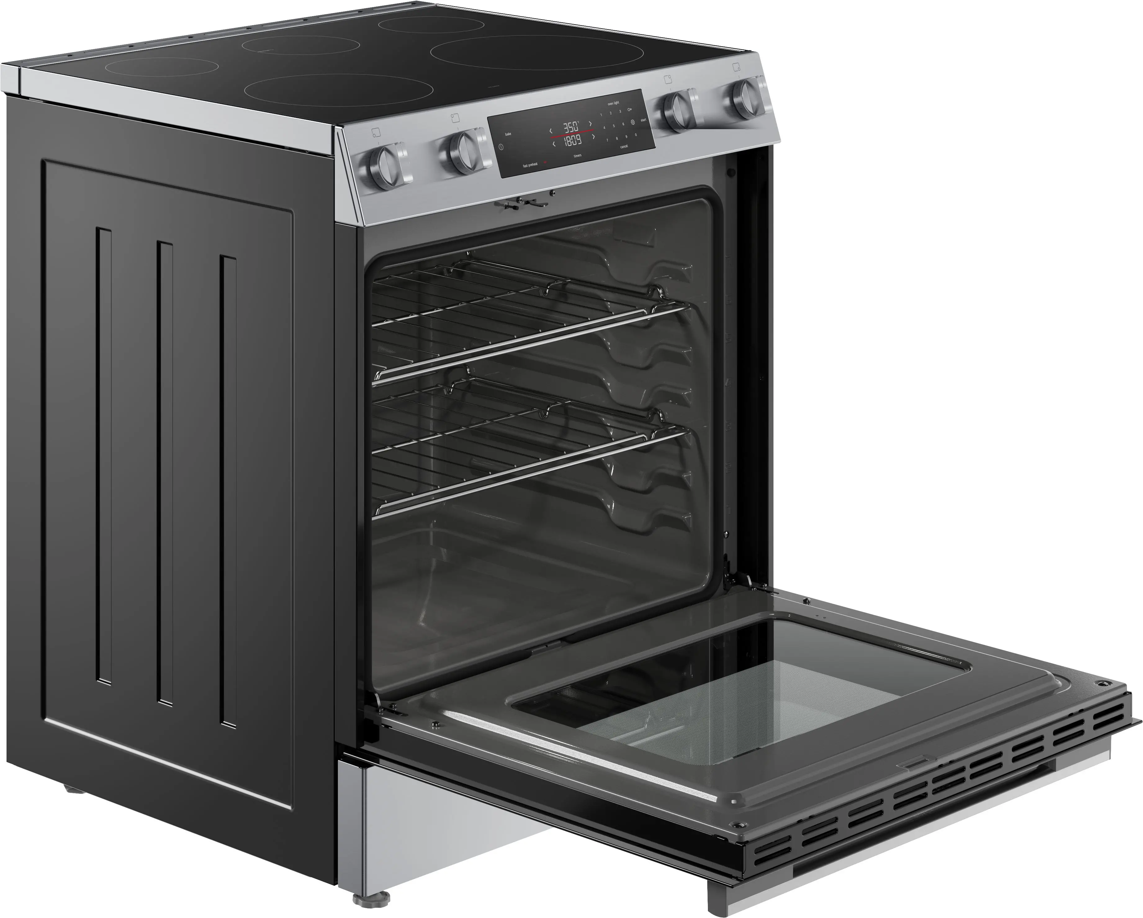 HEF1050MU Bosch 100 Series 30  Electric Slide In Range - Stainless Steel-12