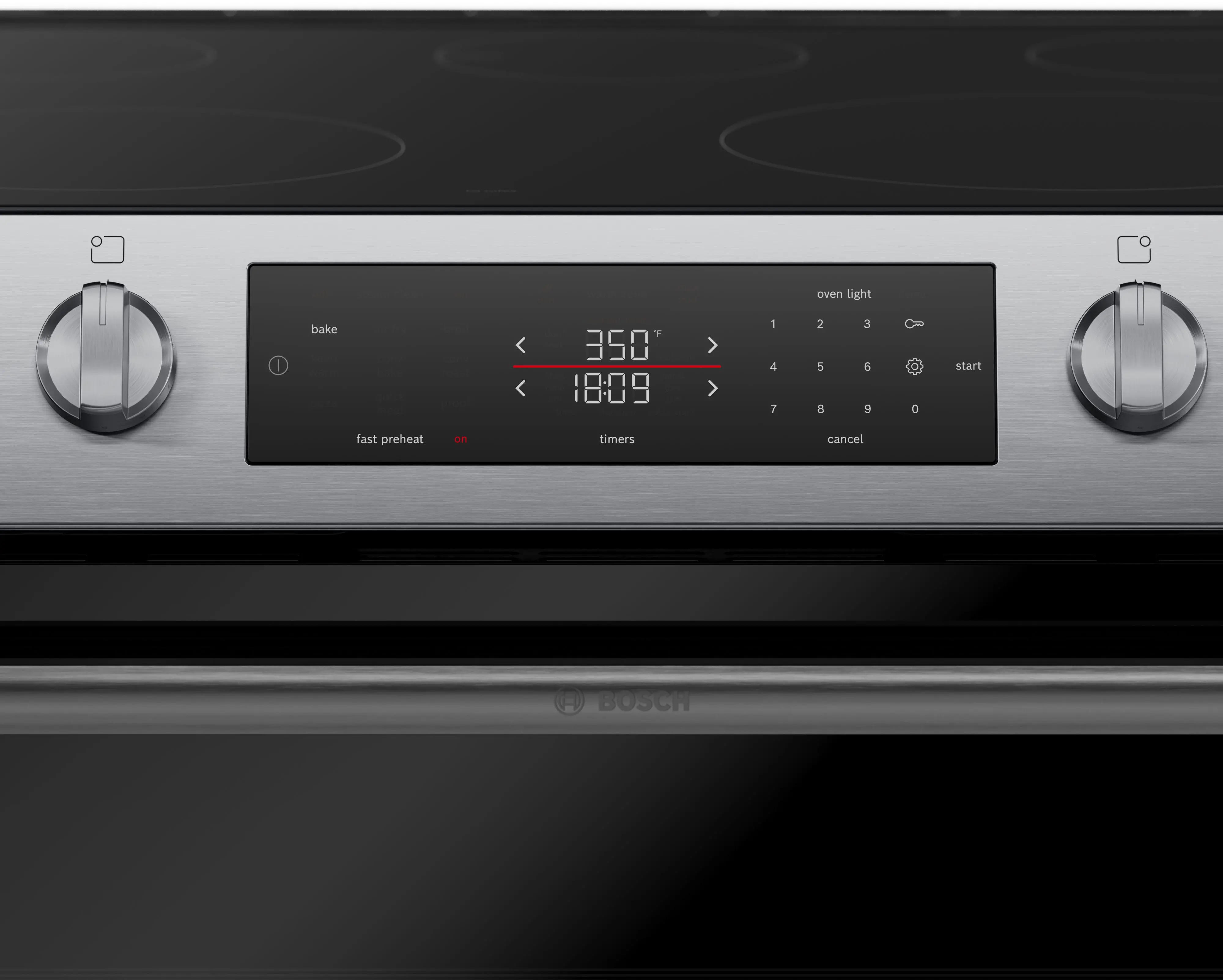 HEF1050MU Bosch 100 Series 30  Electric Slide In Range - Stainless Steel-7