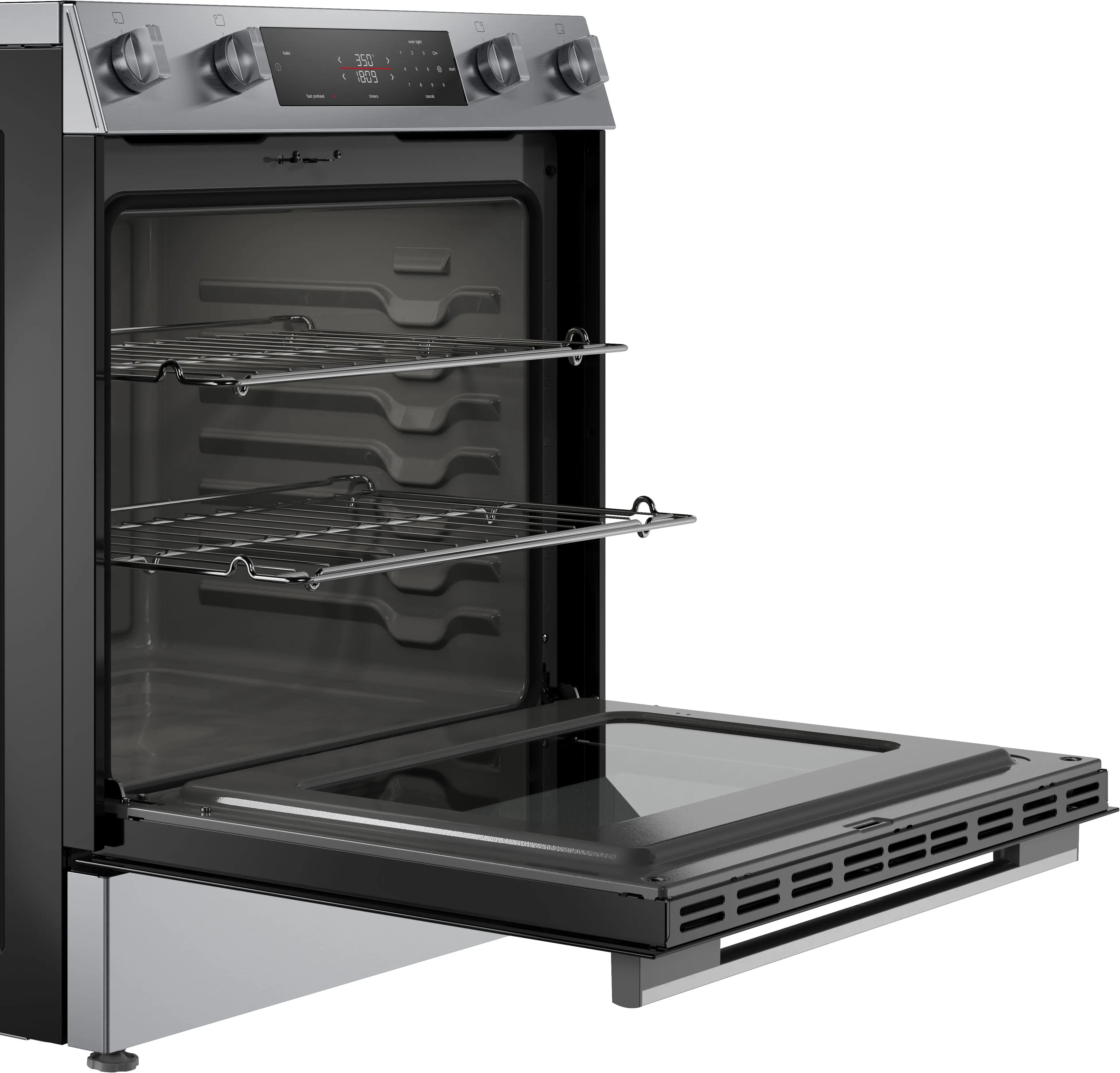 HEF1050MU Bosch 100 Series 30  Electric Slide In Range - Stainless Steel-9