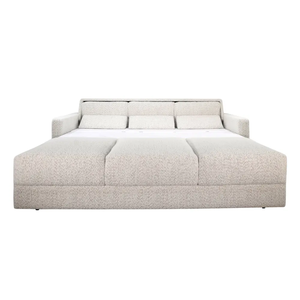 KARMA-SLK-KING-ESPRESSO/PORC Karma Porcelain White King Sofa Bed-5