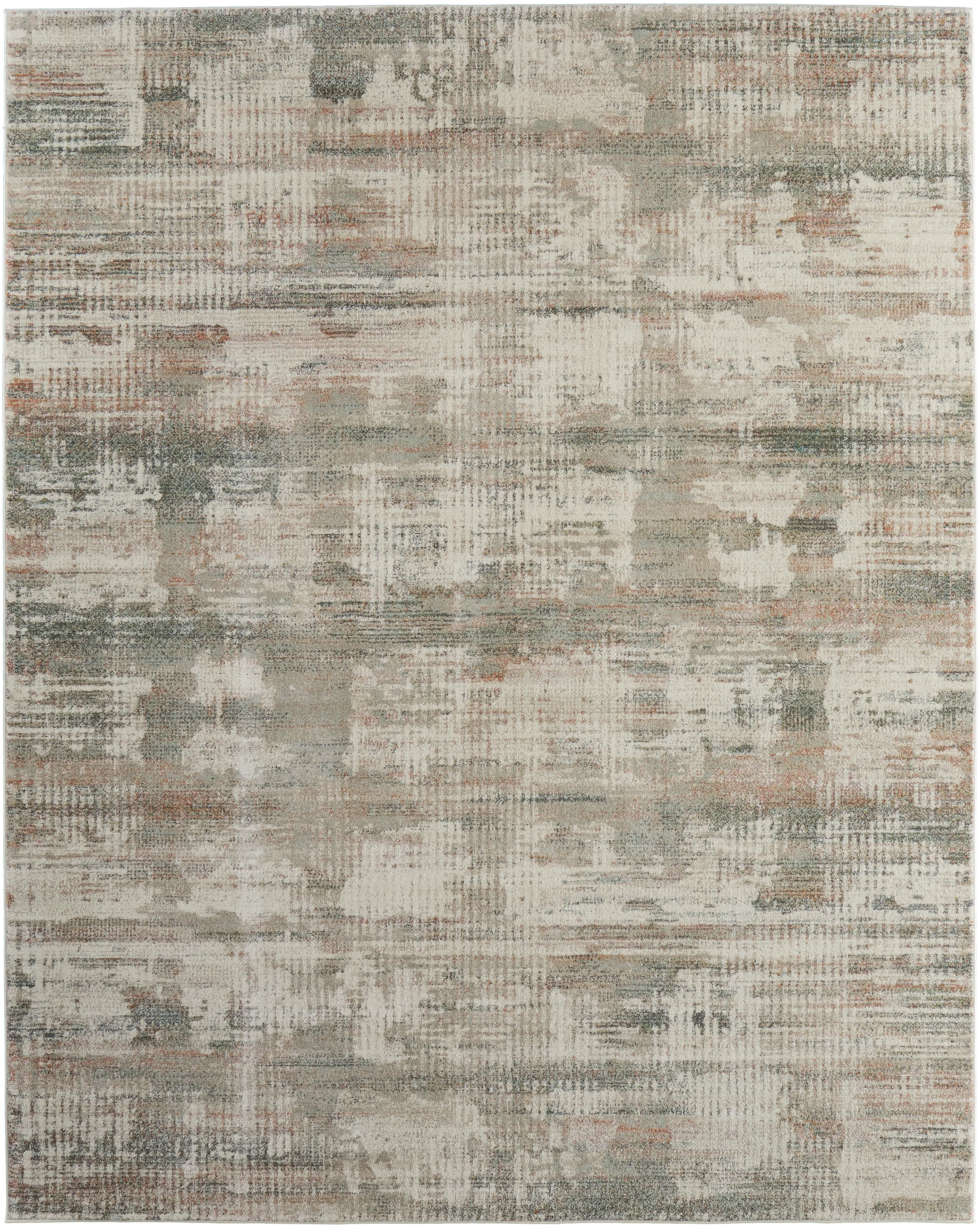 Eden 5 x 8 Ivory Multicolor Area Rug-1