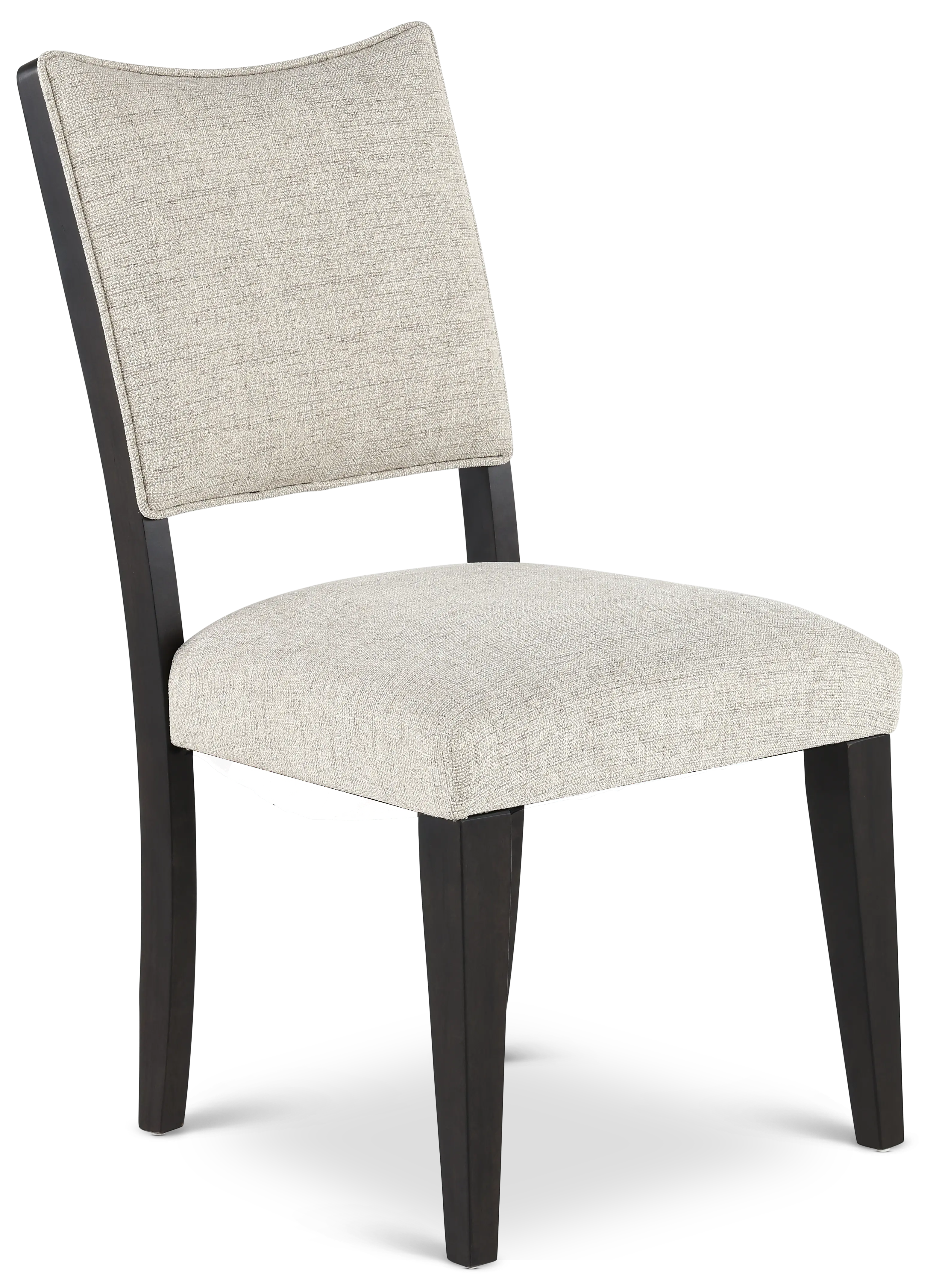 Roatan Light Gray and Black Dining Chair-1