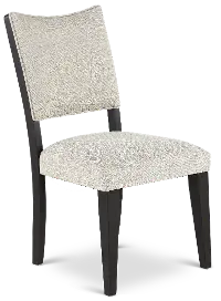 Roatan Light Gray and Black Dining Chair