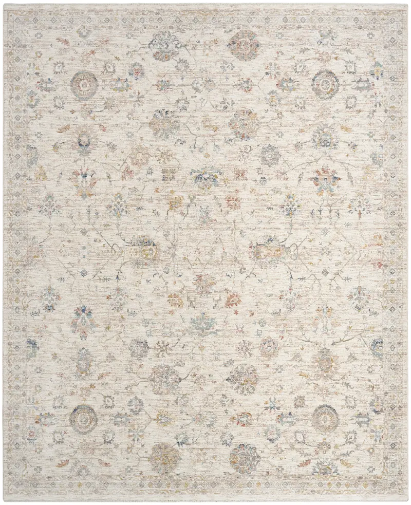 Antique Fusions 8 x 10 Ivory Area Rug