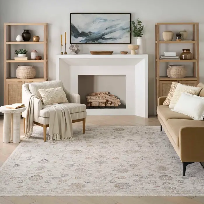 ANF04IVMTC8X10 Antique Fusions 8 x 10 Ivory Area Rug-2