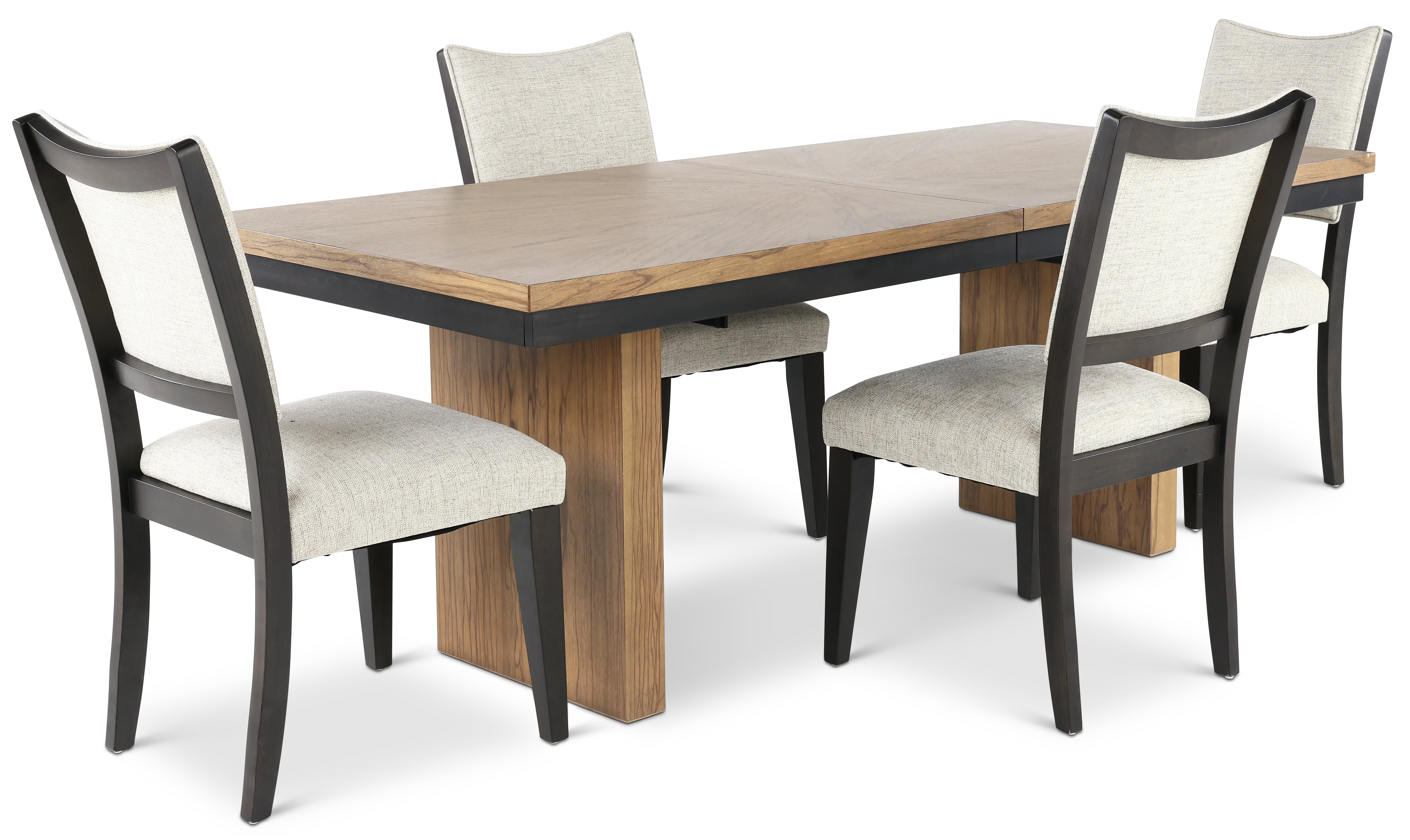 Roatan Natural Pine 5 Piece Dining Set-1