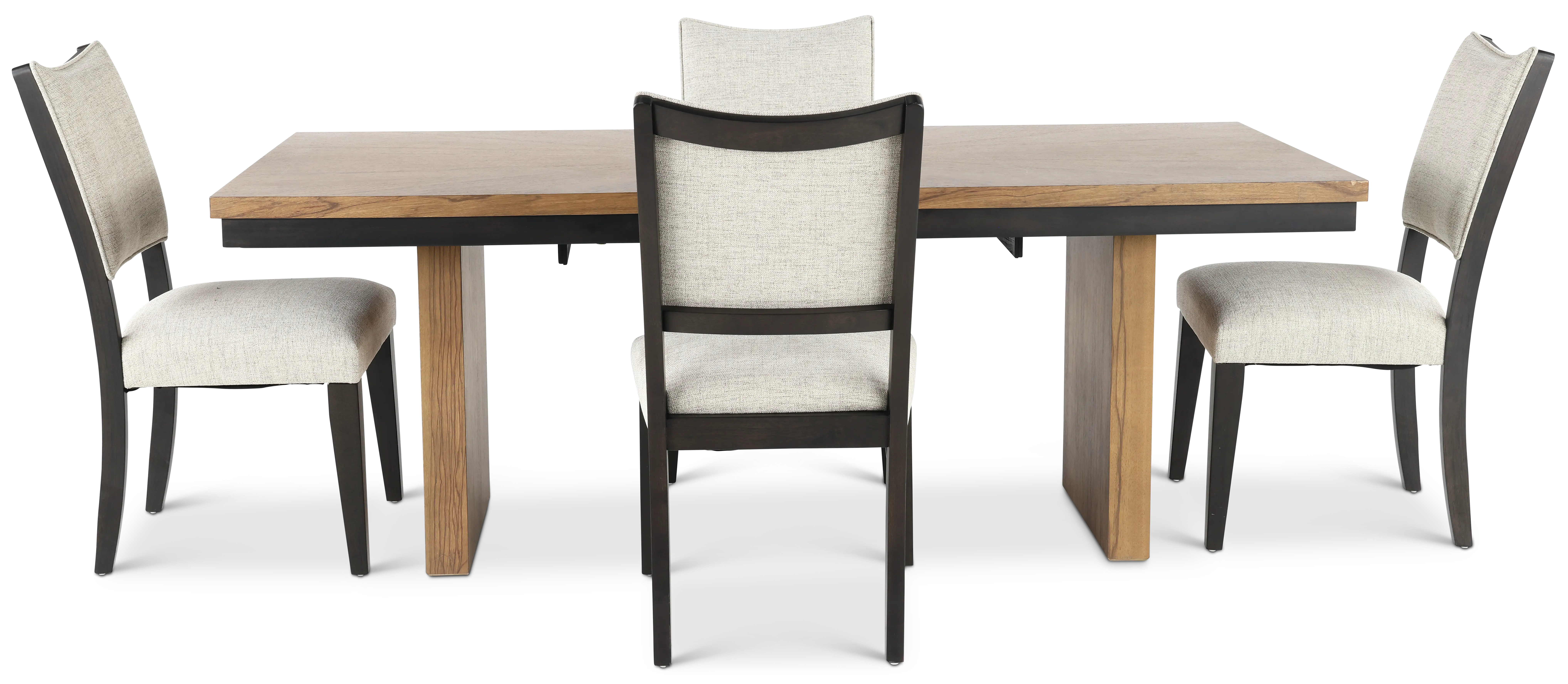 Roatan Natural Pine 5 Piece Dining Set-3