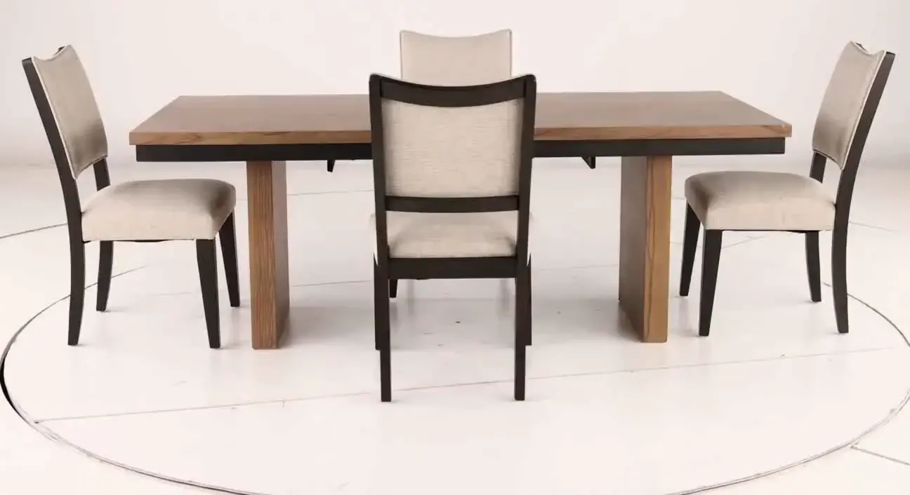 Roatan Natural Pine 5 Piece Dining Set-6