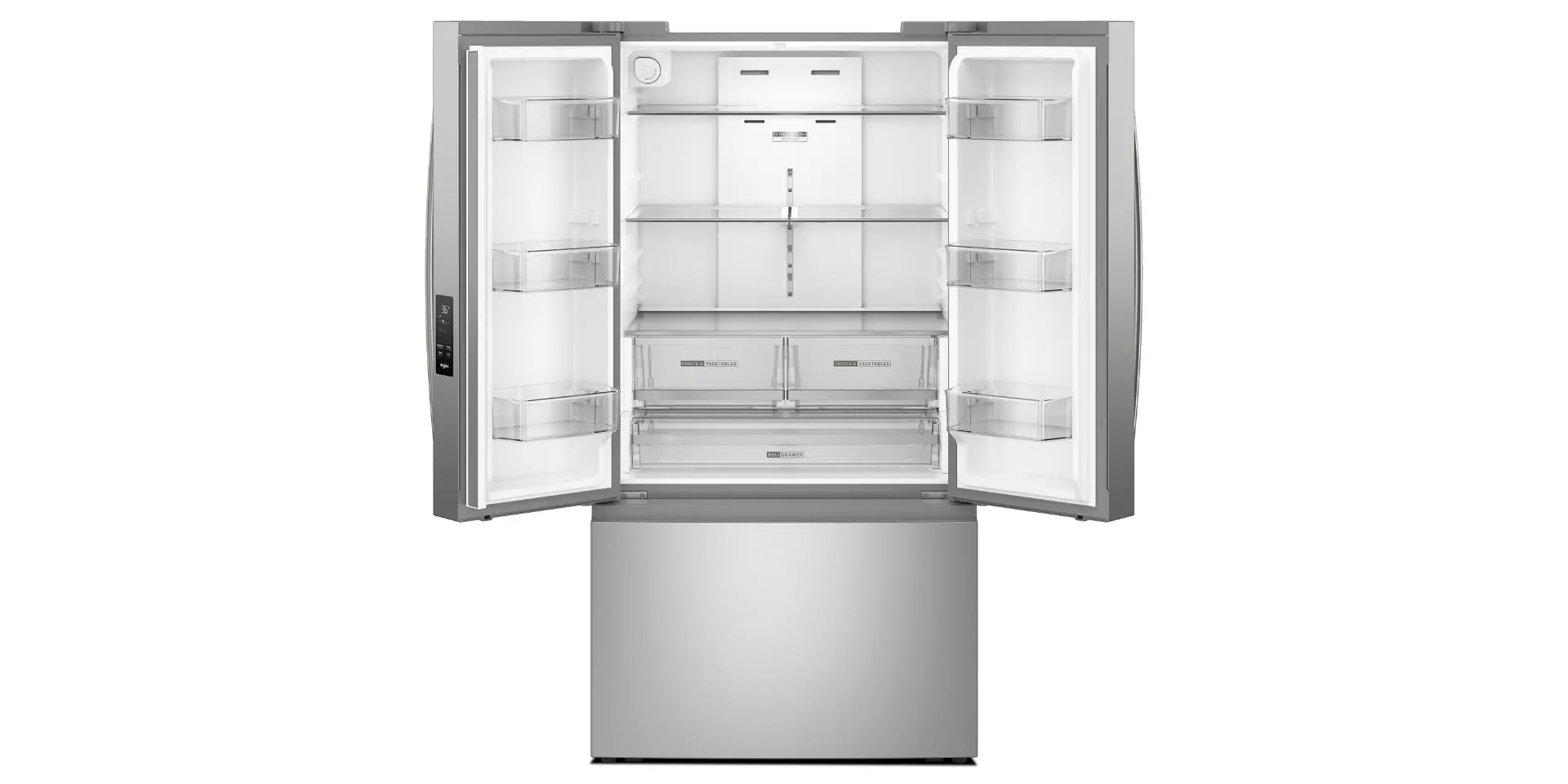 WRFF3336SZ Whirlpool 30.52 Cu Ft French Door Refrigerator - Stainless Steel-9