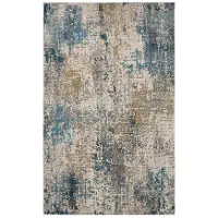 RG0731038X11 Tryst 8 x 11 Marseille Blue Area Rug