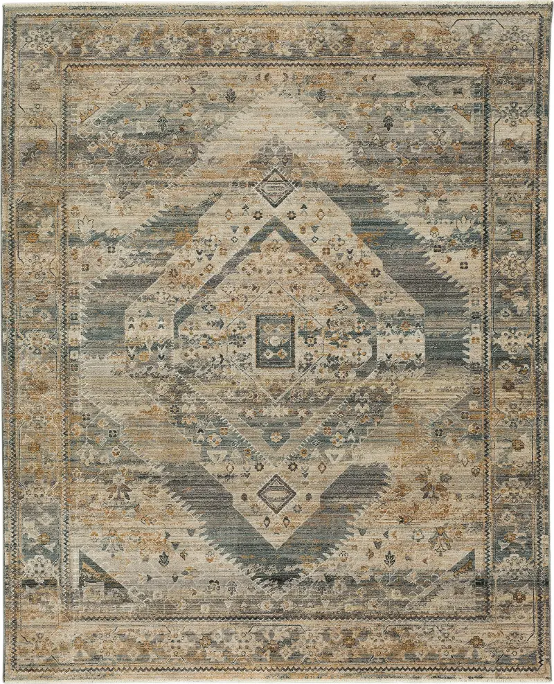 Echo 5 x 8 Gamin Gray Area Rug