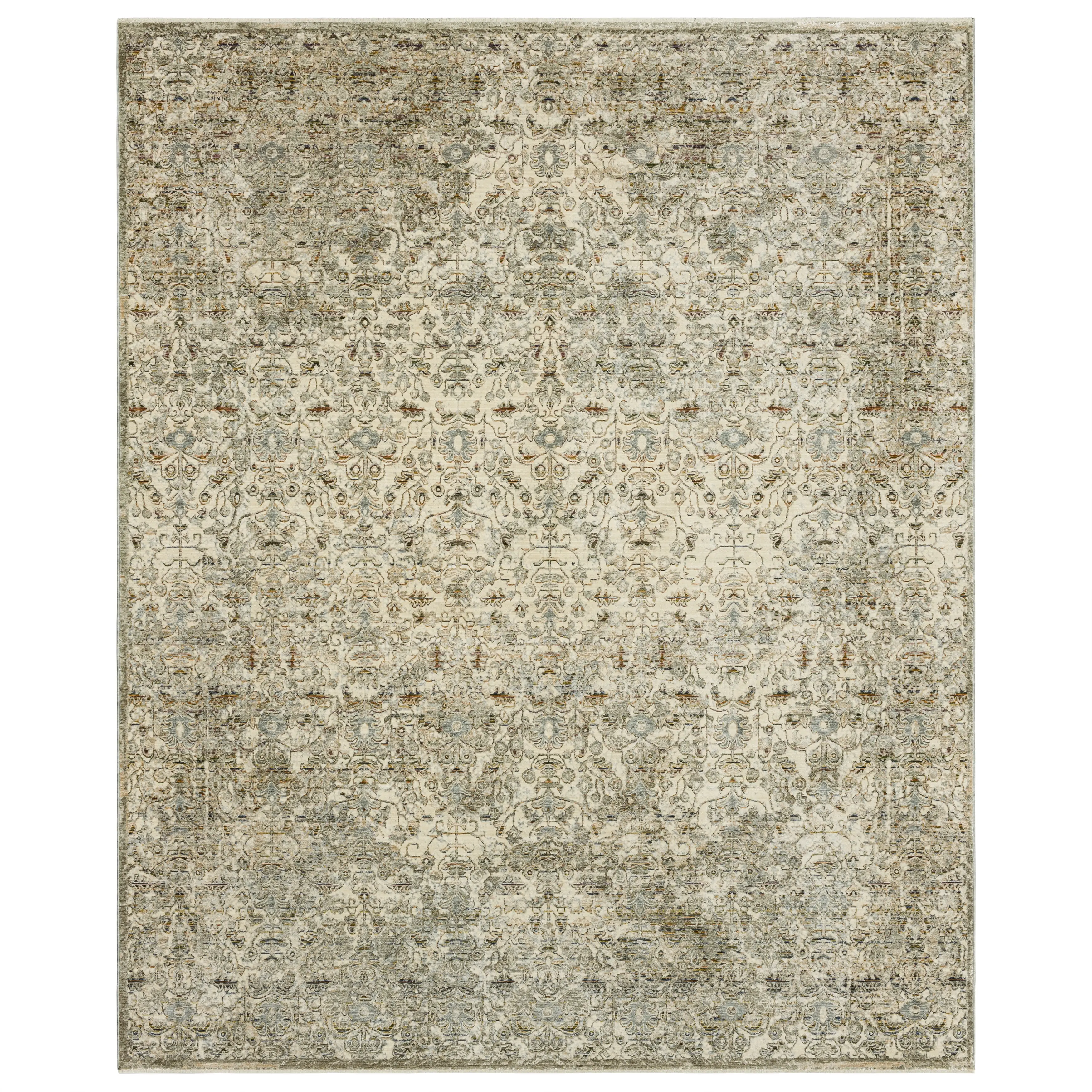 R11562385X8 Divina 5 x 8 Sanctum Cream Area Rug-1