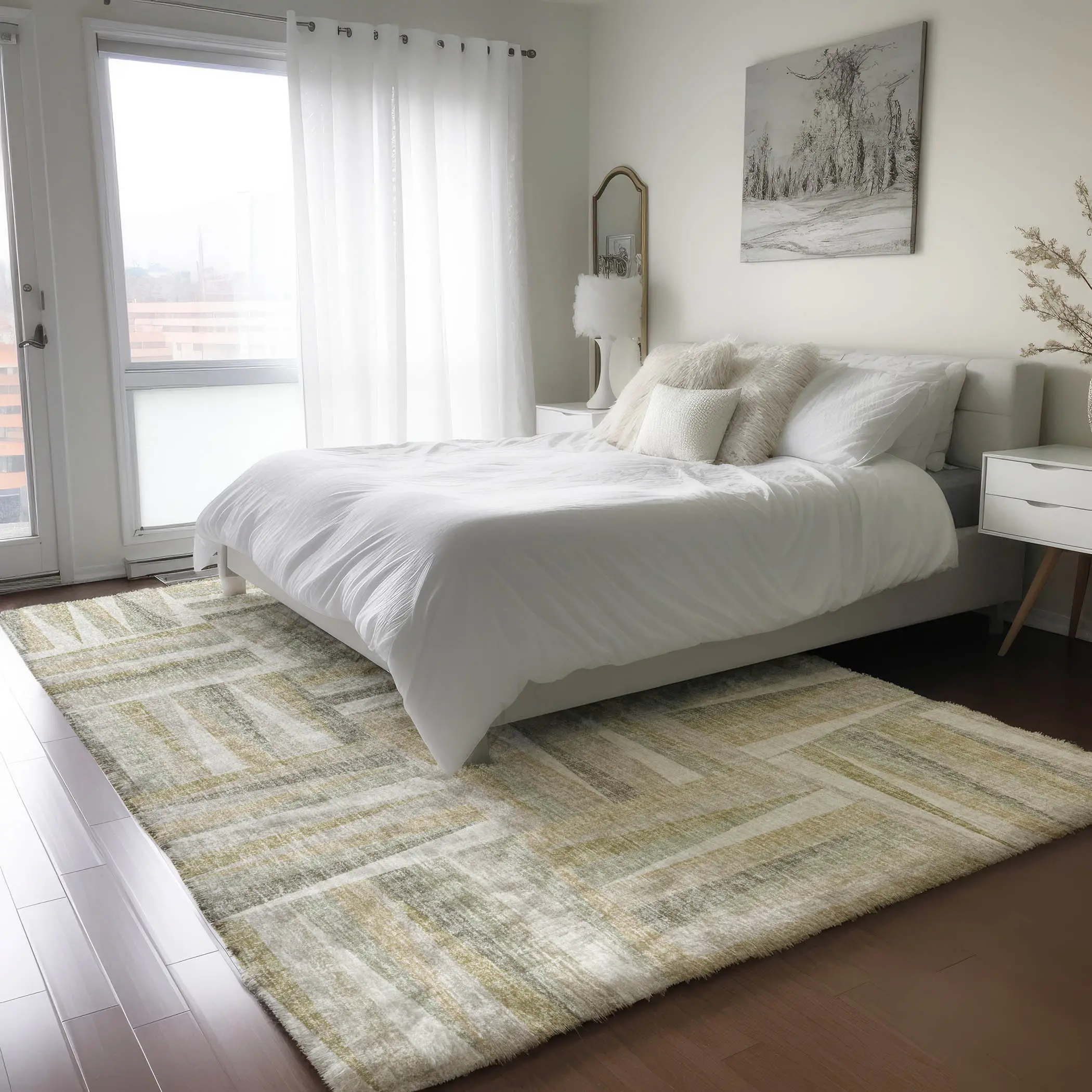 LN2LN8X10 Lorenzo 8 x 10 Linen Area Rug-2