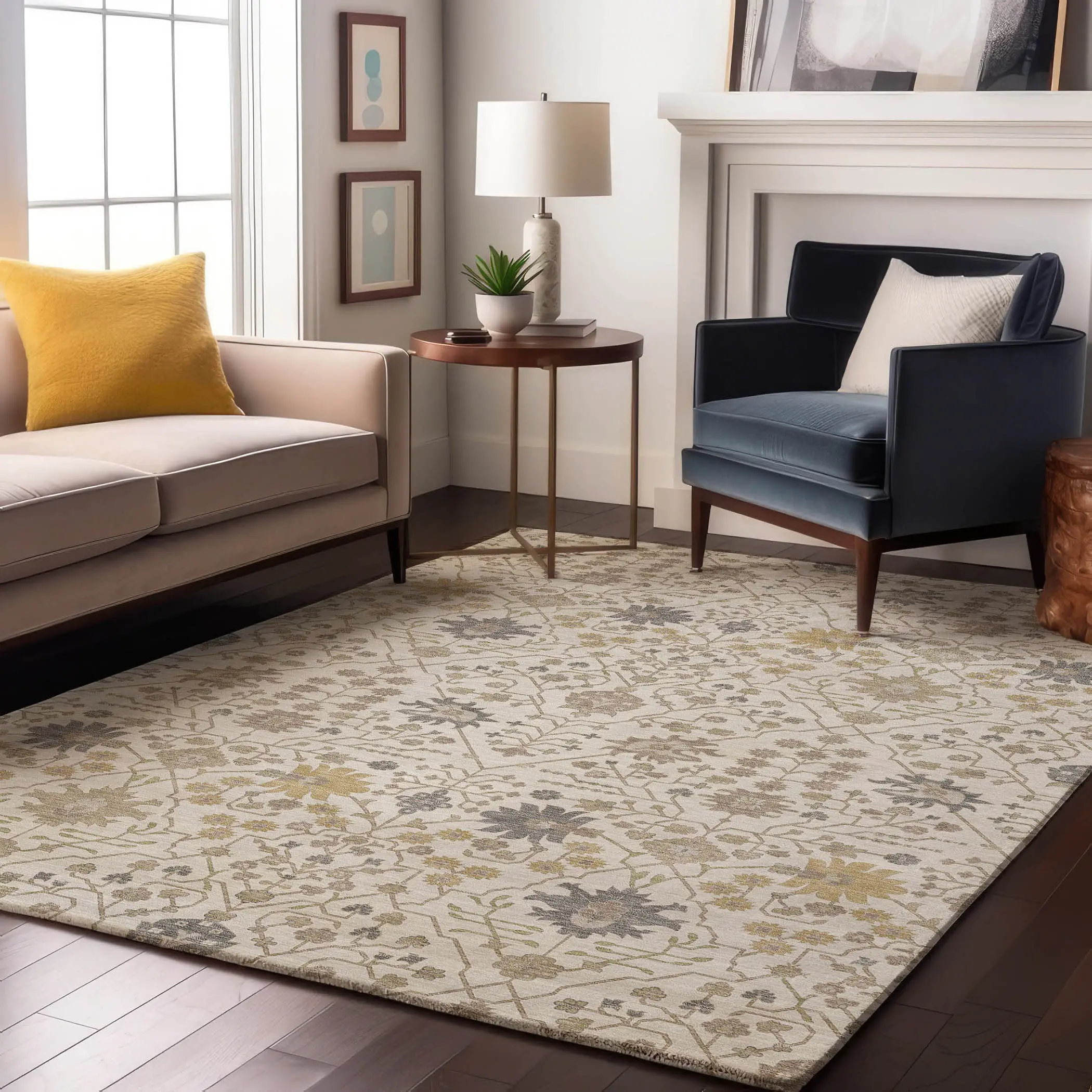 TB121IV5X8 Tabrook 5 x 8 Ivory Area Rug-2
