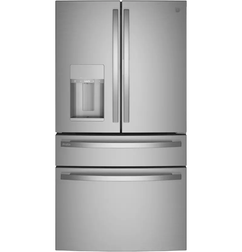 GE Profile 22.4 Cu Ft Smart French Door Refrigerator - Counter Depth Stainless Steel