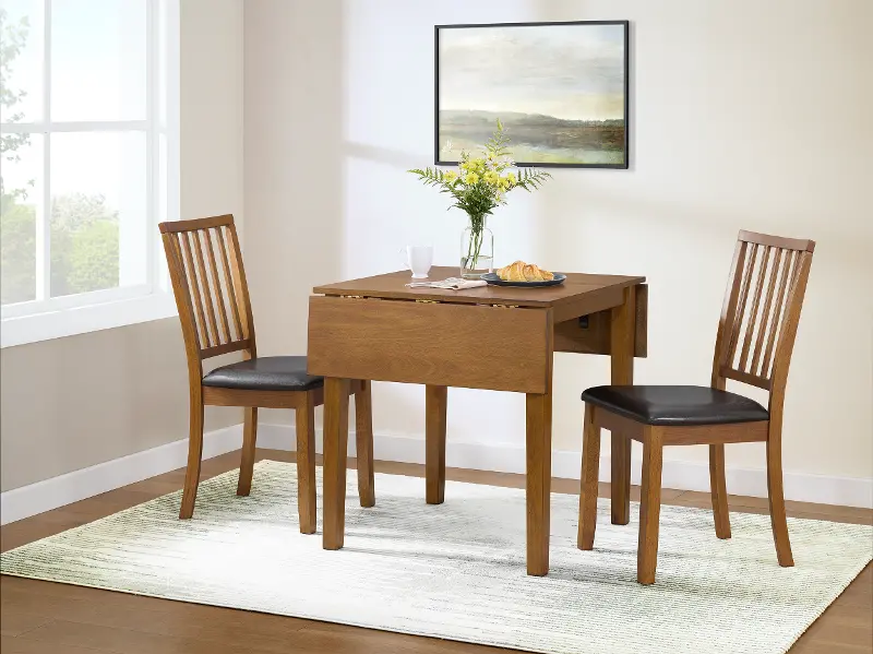 Maggie Brown 3 Piece Dining Set
