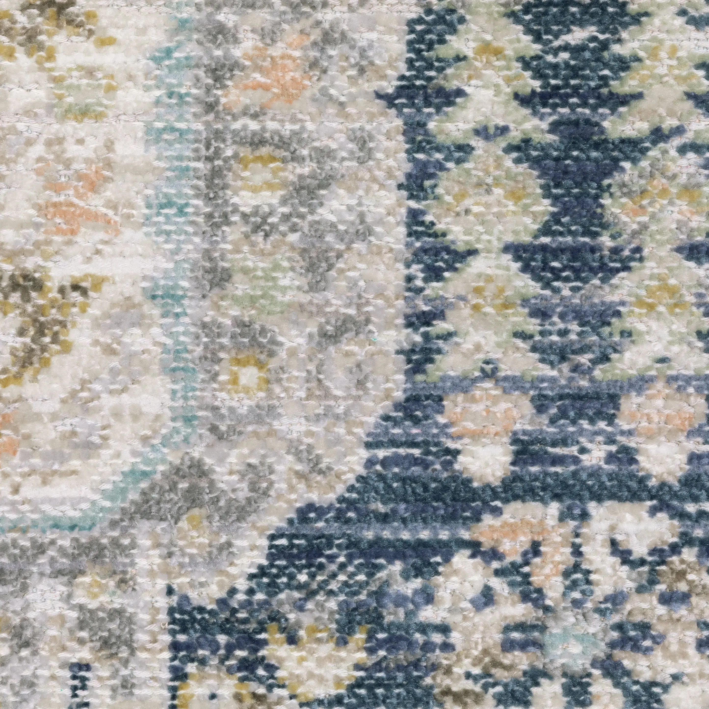 Cavett 5 x 8 Blue and Gold Area Rug-6