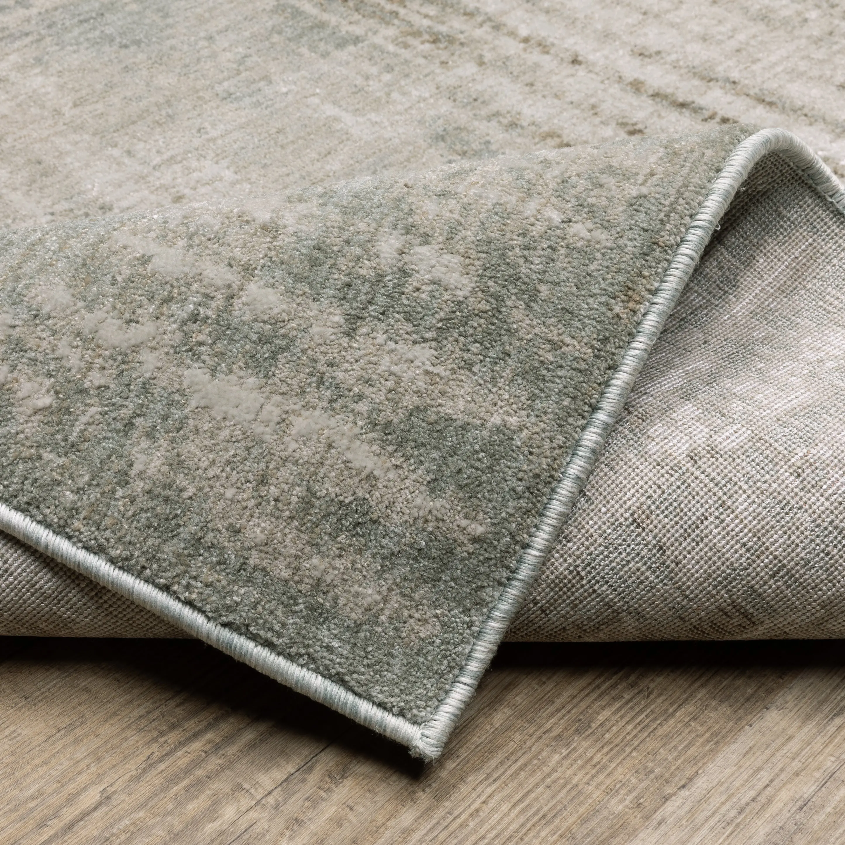 Mallory 5 x 8 Beige and Blue Area Rug-4