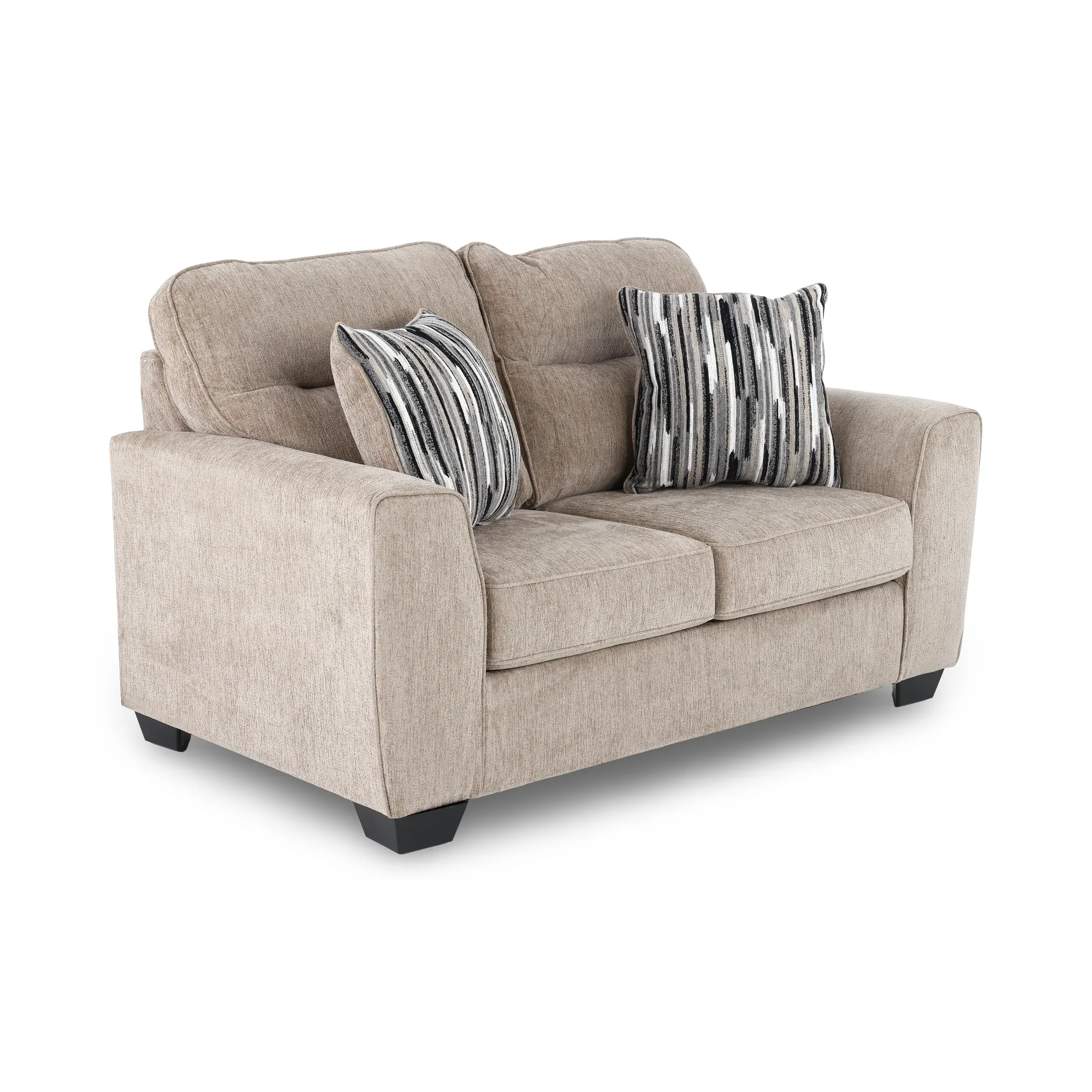 Olton Mocha Brown Loveseat-4