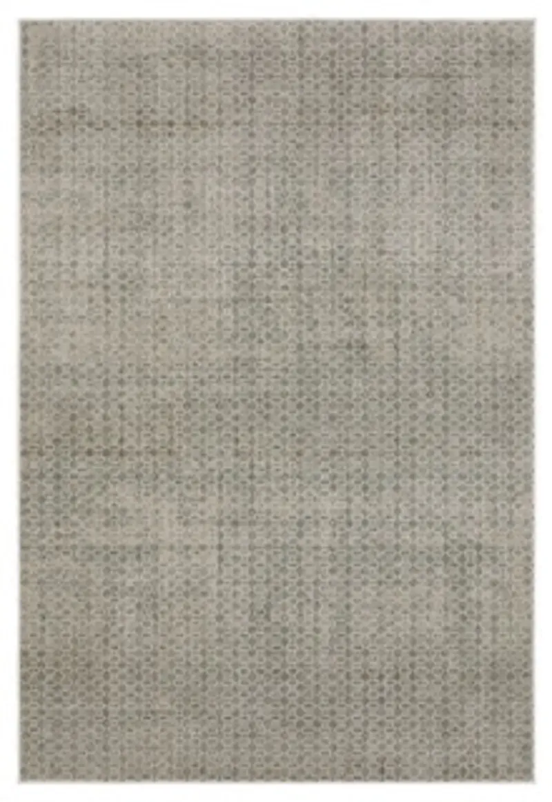 Mallory 5 x 8 Gray and Blue Area Rug