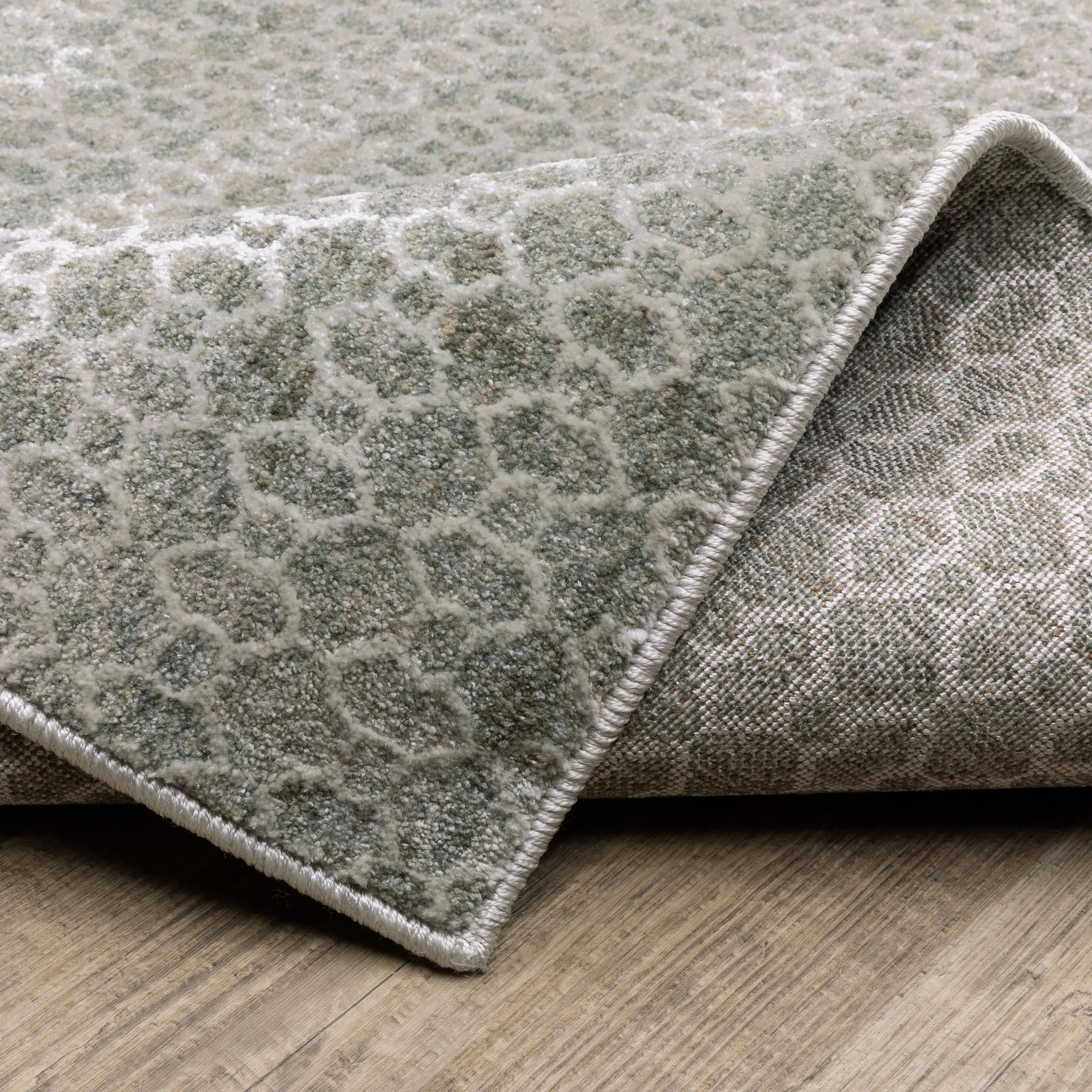 Mallory 8 x 11 Gray and Blue Area Rug-4