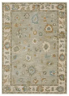 Maeve 8 x 11 Gray Blue Area Rug-1