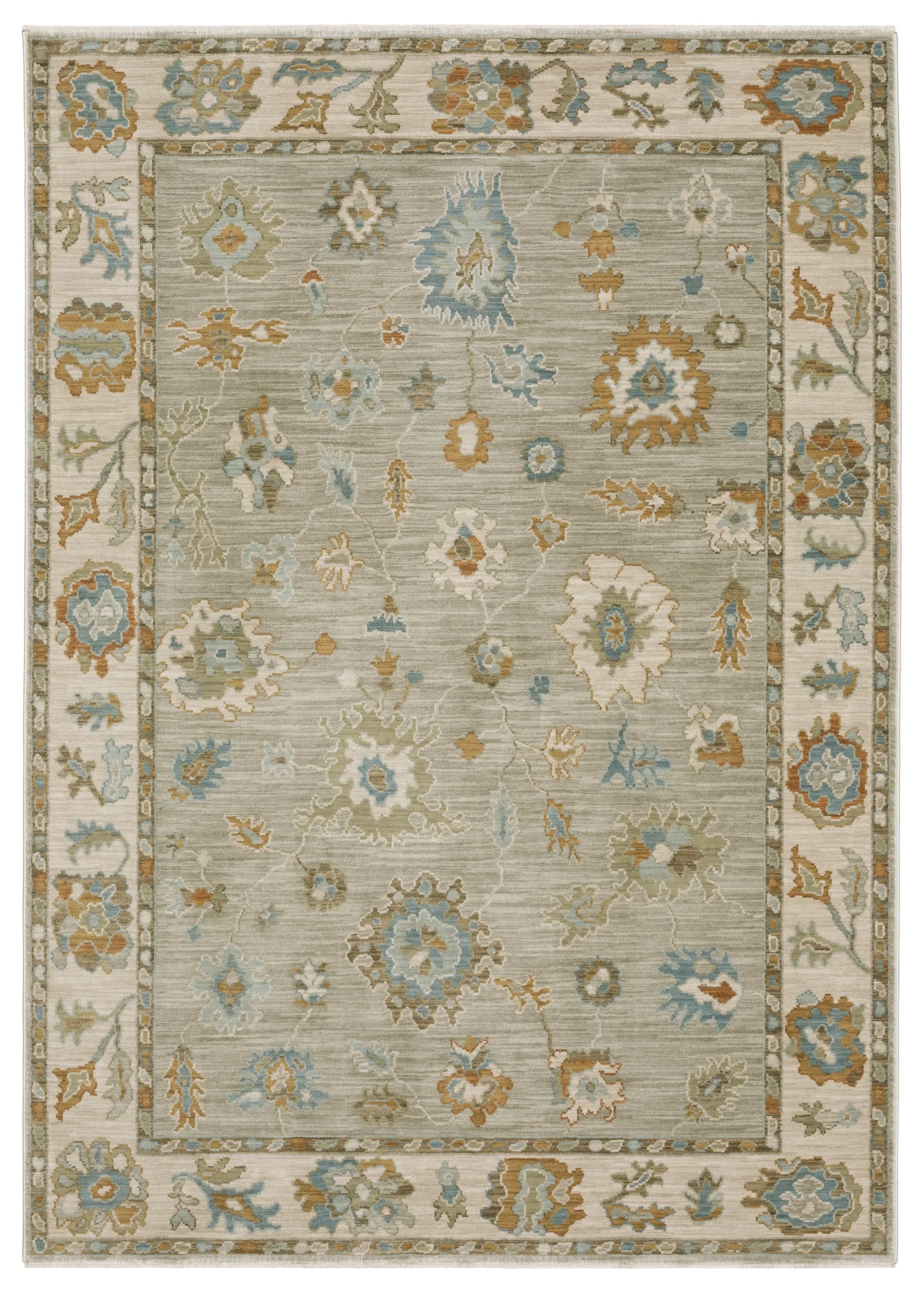 Maeve 8 x 11 Gray Blue Area Rug-2