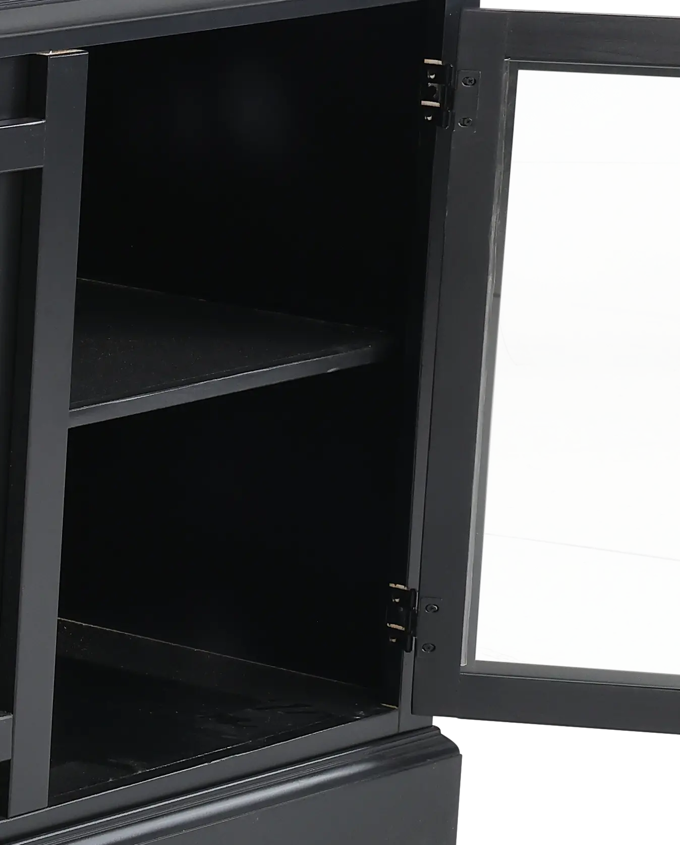 Byron Black Fireplace TV Stand-8