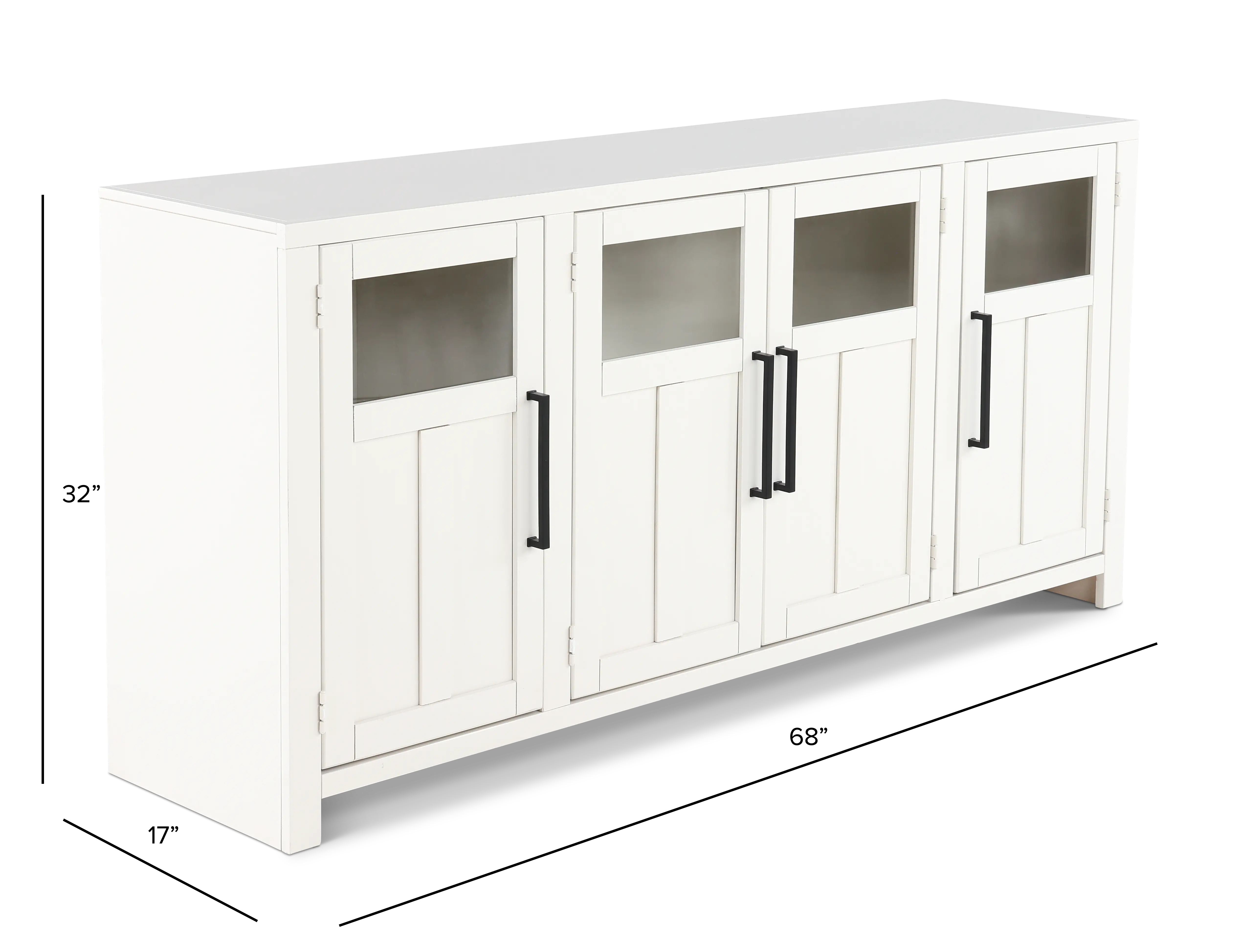 Finnegan White Console Table-3