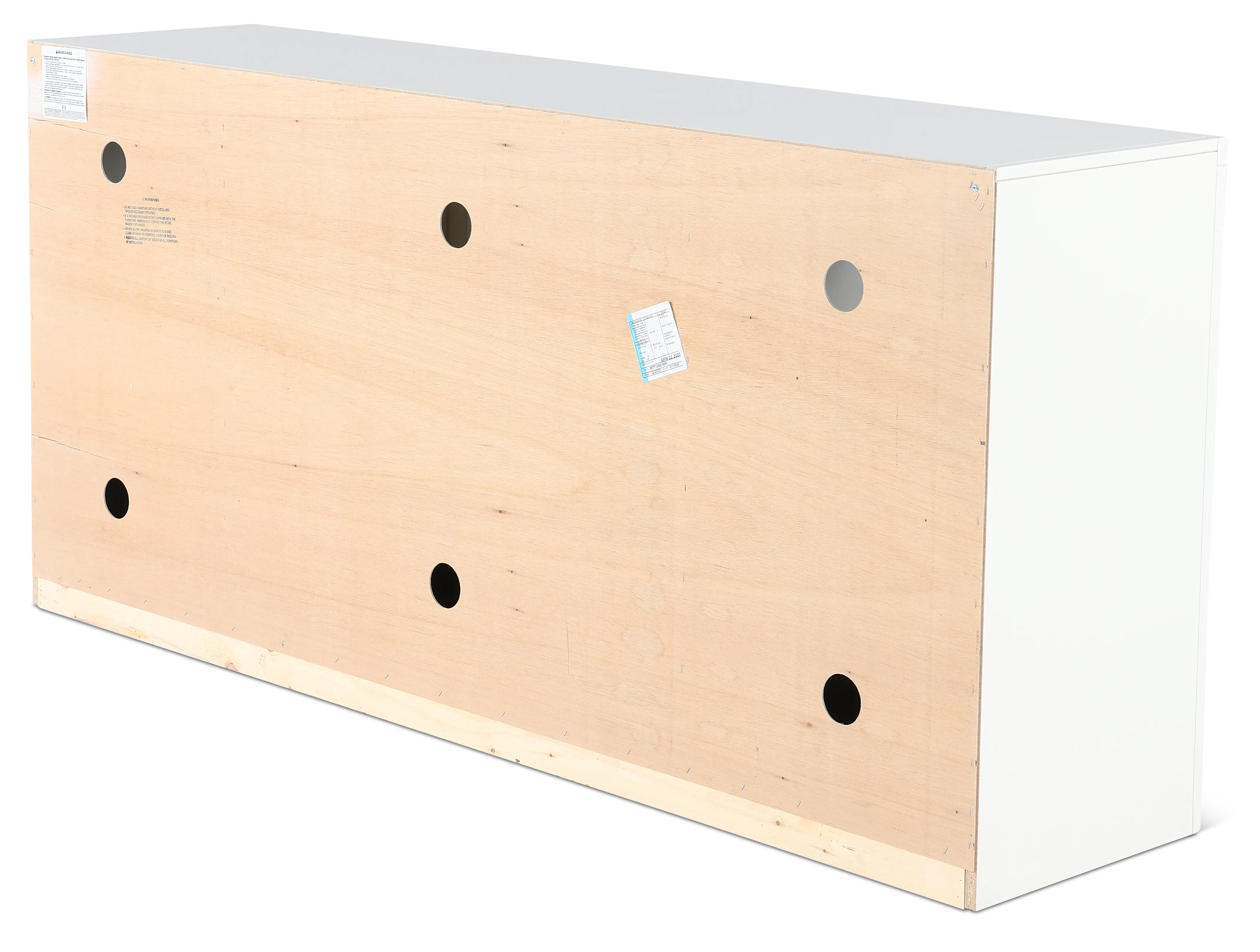 Finnegan White Console Table-5