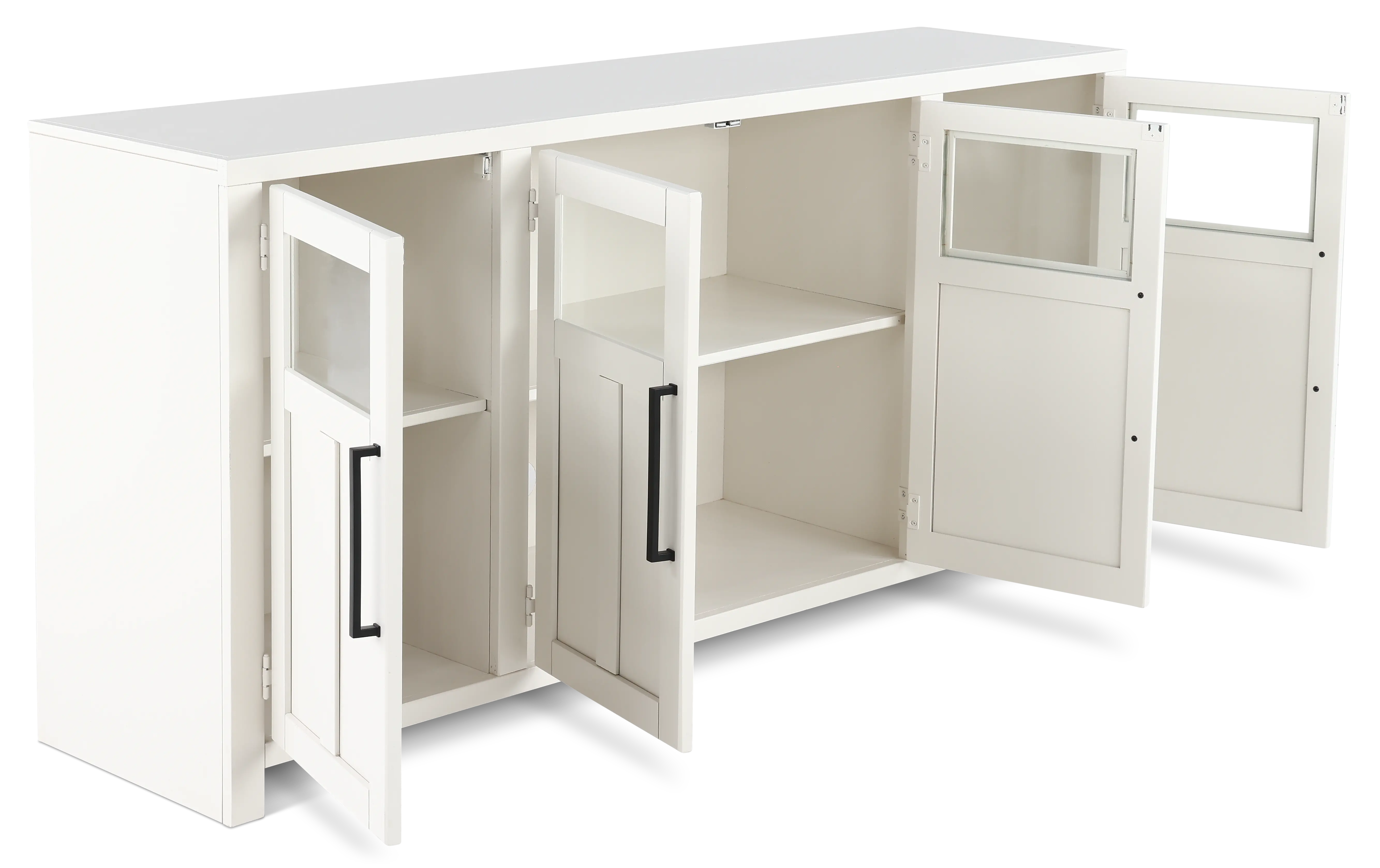 Finnegan White Console Table-6
