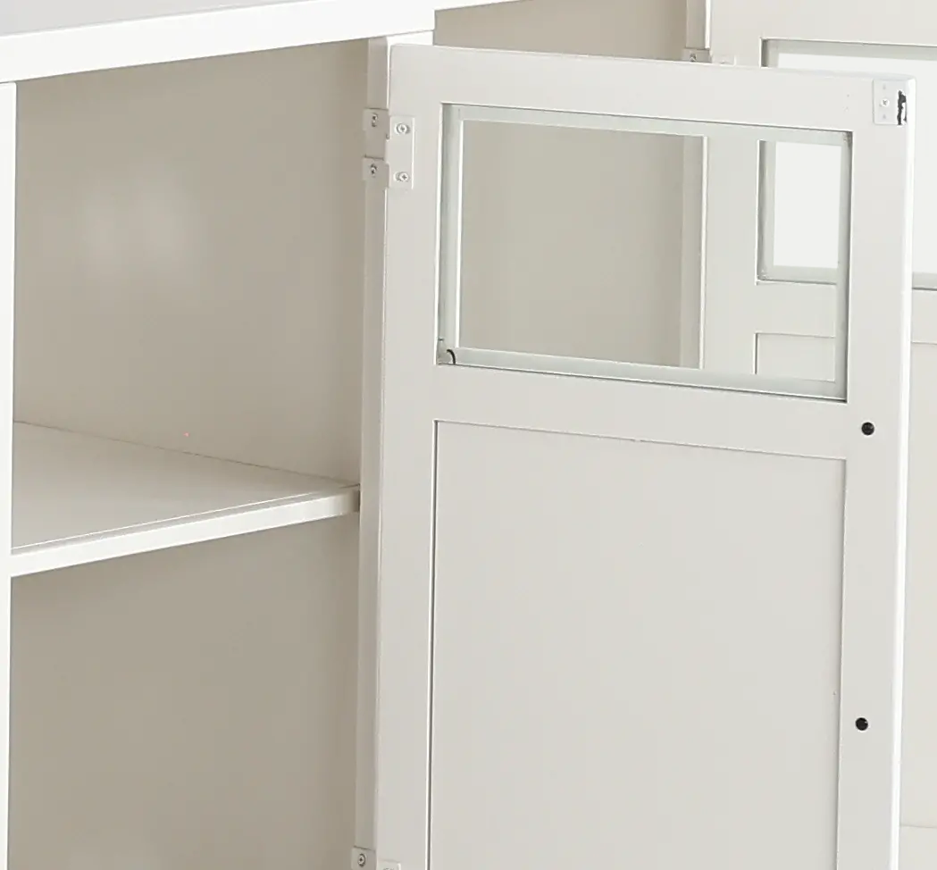 Finnegan White Console Table-7