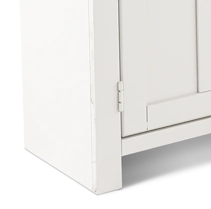 Finnegan White Console Table-8