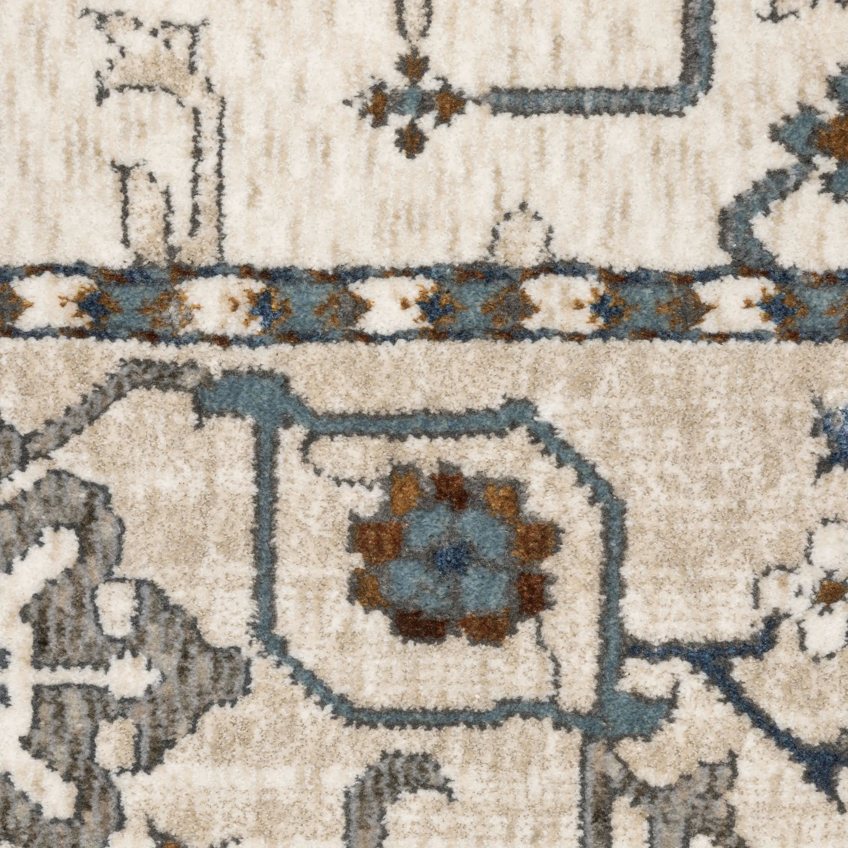 Ellington 8 x 11 Ivory and Blue Area Rug-10