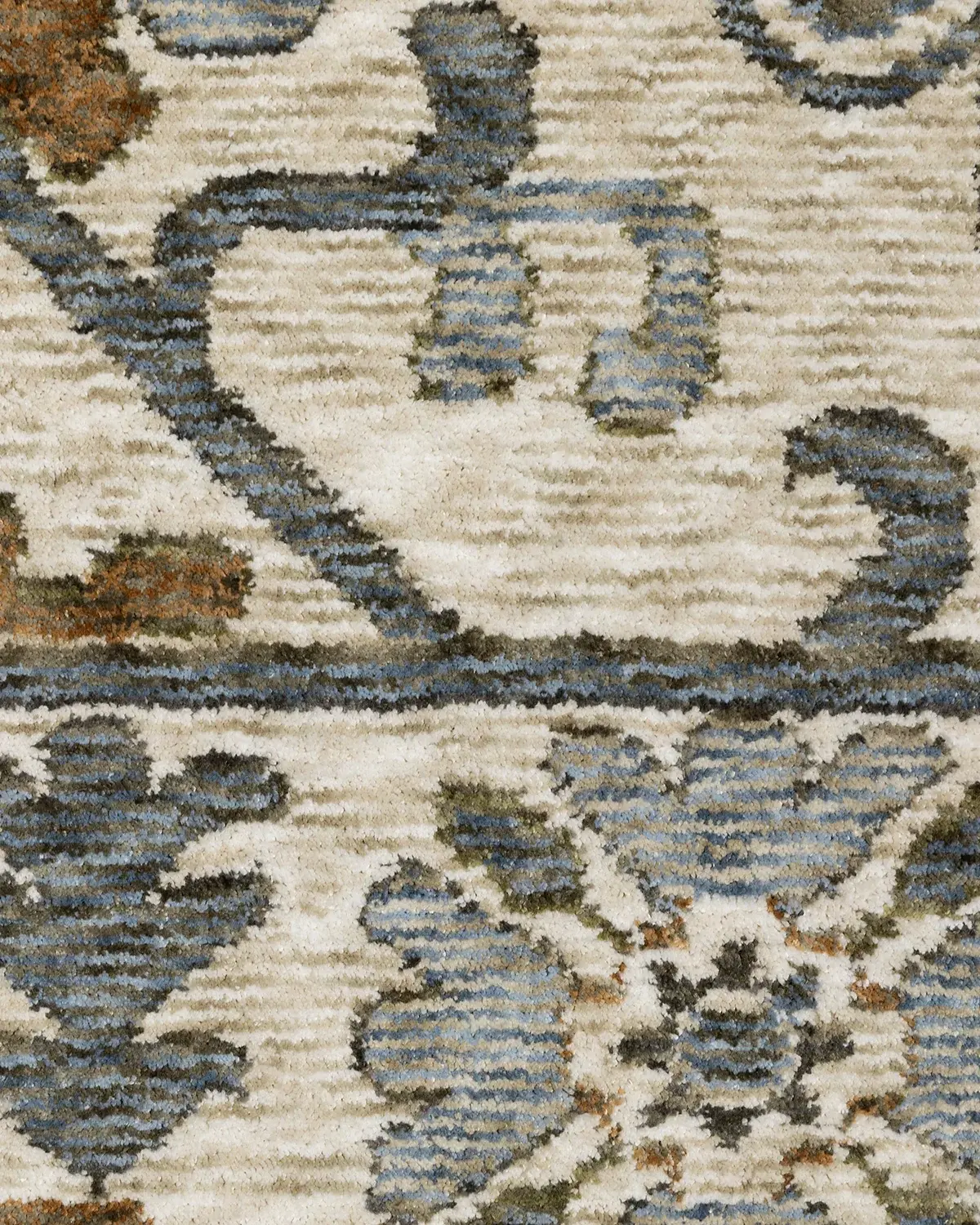 Ellington 8 x 11 Ivory and Blue Area Rug-11