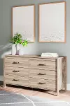 Battelle Six Drawer Dresser