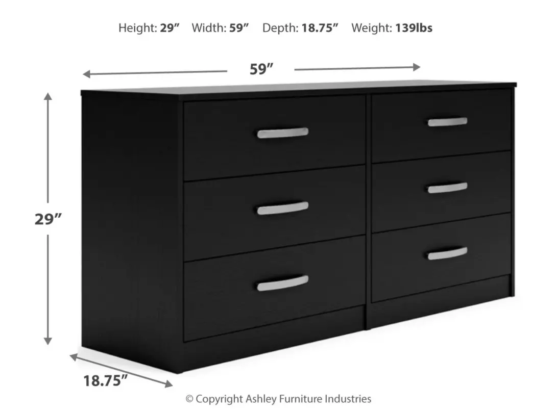 Finch Six Drawer Dresser-9