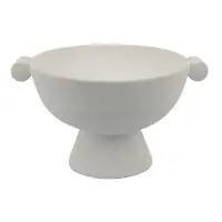 Footbed Bowl with Side Handles