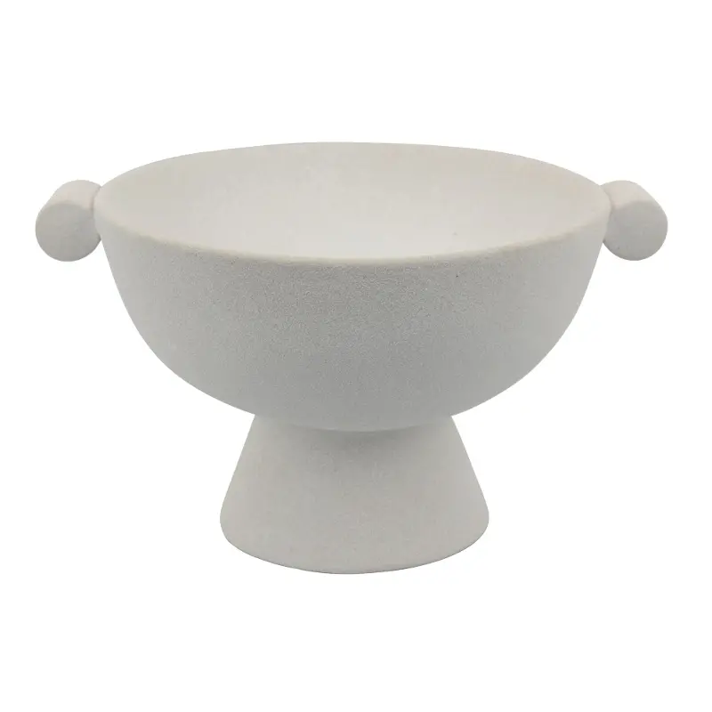 Footbed Bowl with Side Handles