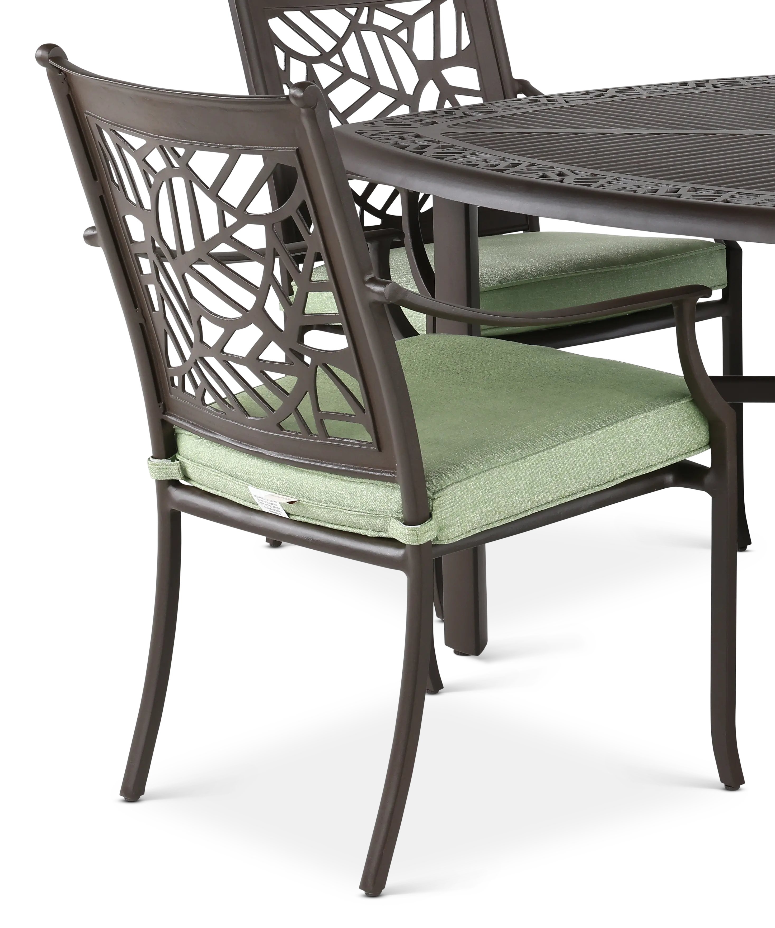 KIT:5PC-THURSTON Thurston 5 Piece Gray and Green Patio Dining Set-5