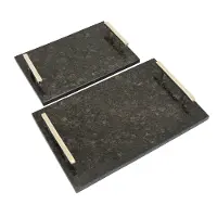 Small Green Marble Rectangle Tray