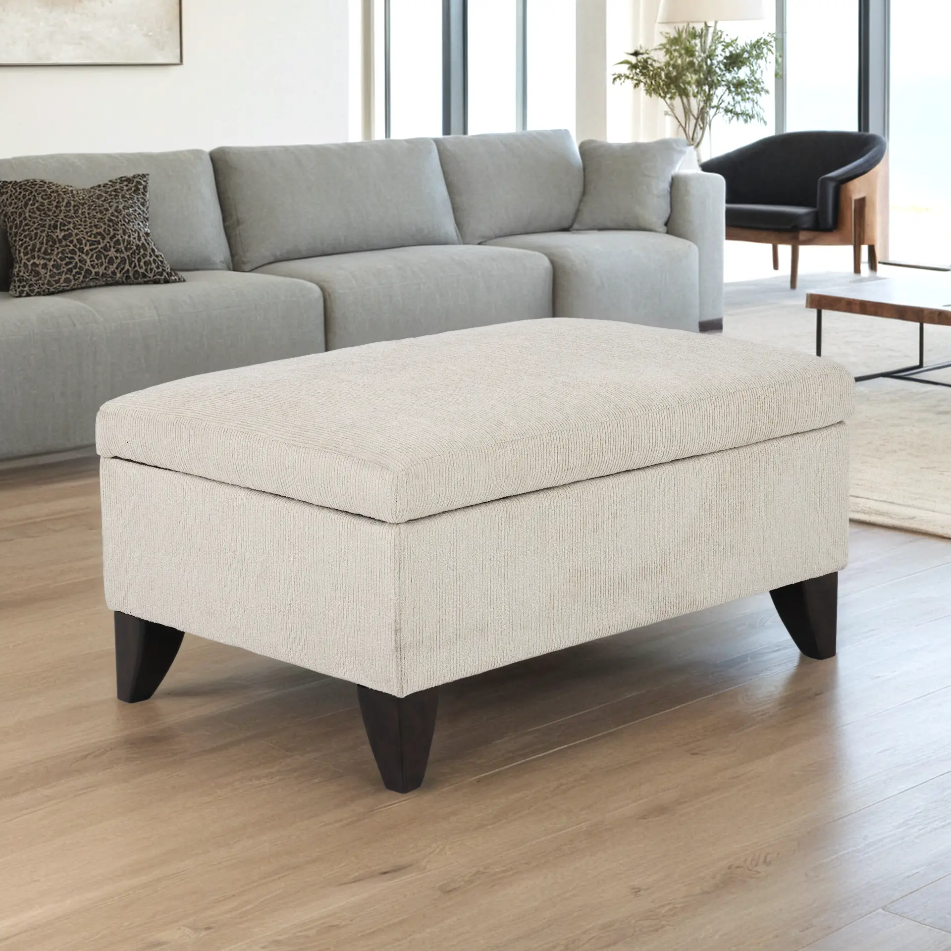 AQUSTOOT Emerson Sand Storage Ottoman-2
